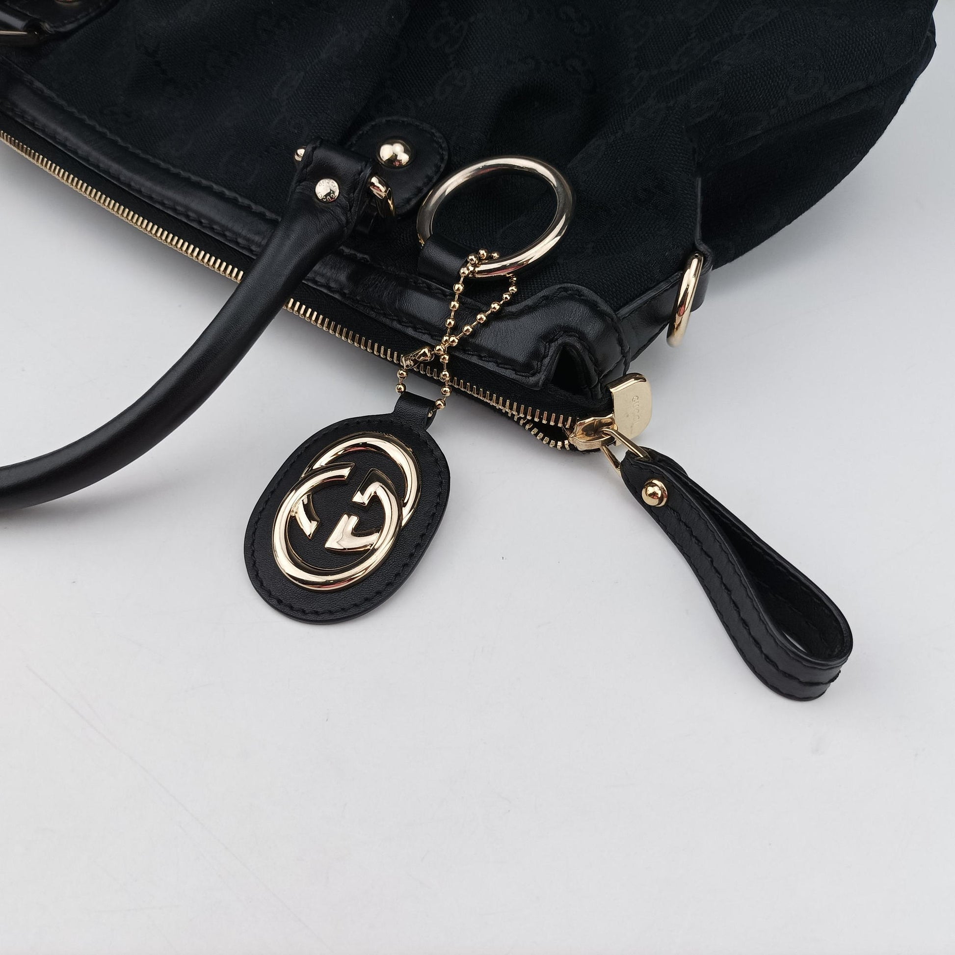 Sukey Black Canvas×Leather 247902 F012502303スーキー ブラック キャンバス×レザー 247902 F012502303