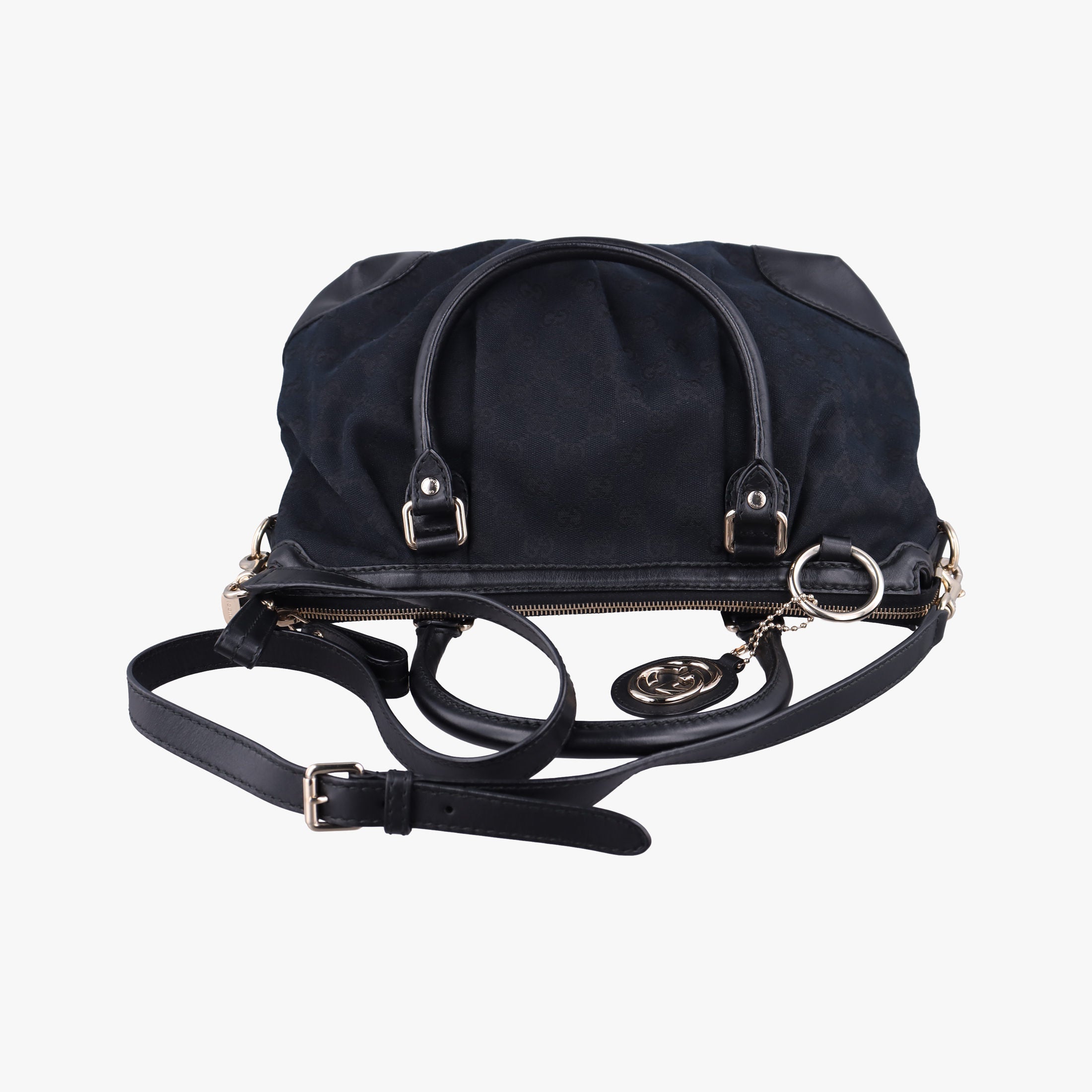 Sukey Black Canvas×Leather 247902 F012502303スーキー ブラック キャンバス×レザー 247902 F012502303