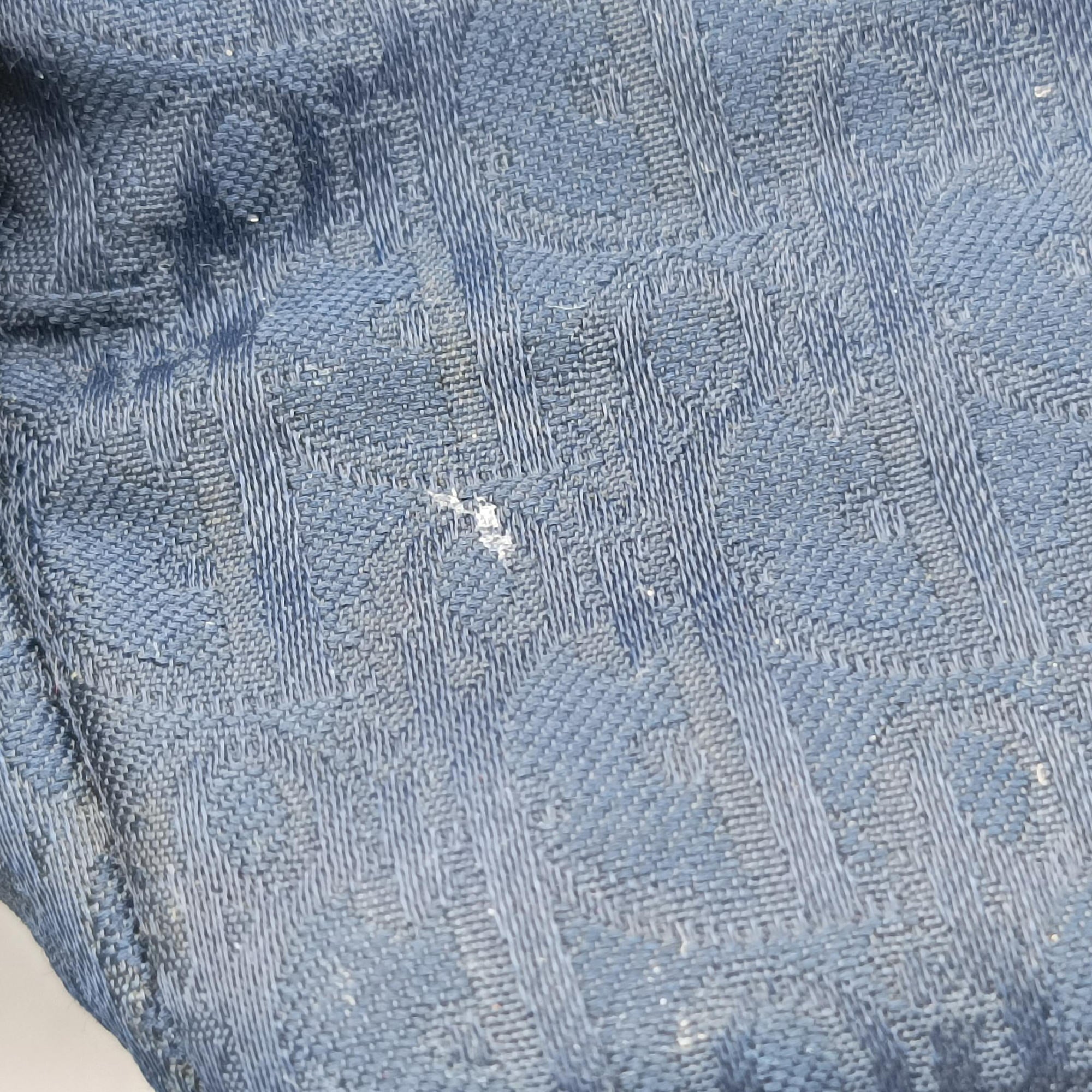 Trotter Navy Oblique Jacquard Canvas × Leather トロッター ネイビー ジャガードキャンバス × レザー 