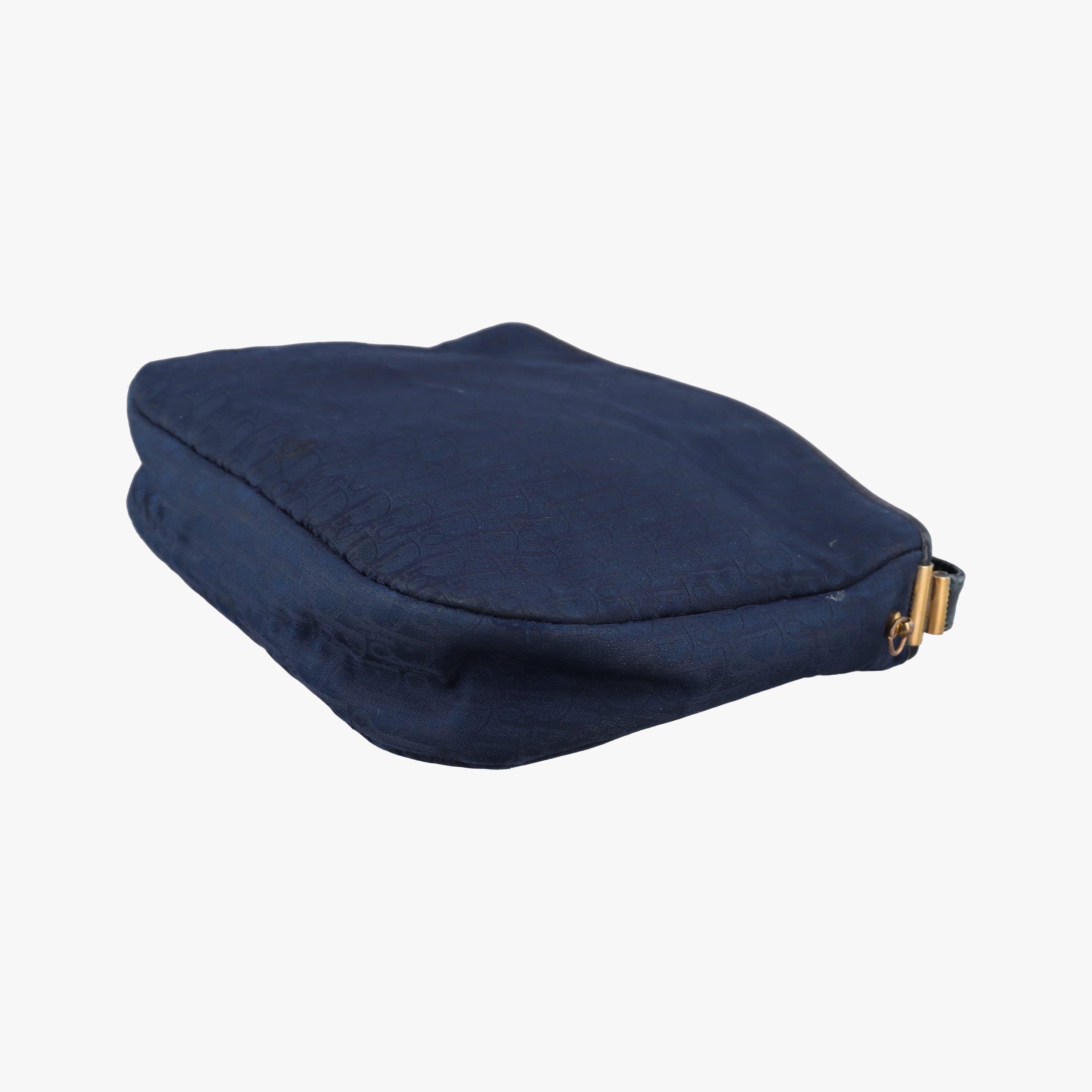 Trotter Navy Oblique Jacquard Canvas × Leather トロッター ネイビー ジャガードキャンバス × レザー 