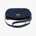 Trotter Navy Oblique Jacquard Canvas × Leather トロッター ネイビー ジャガードキャンバス × レザー 