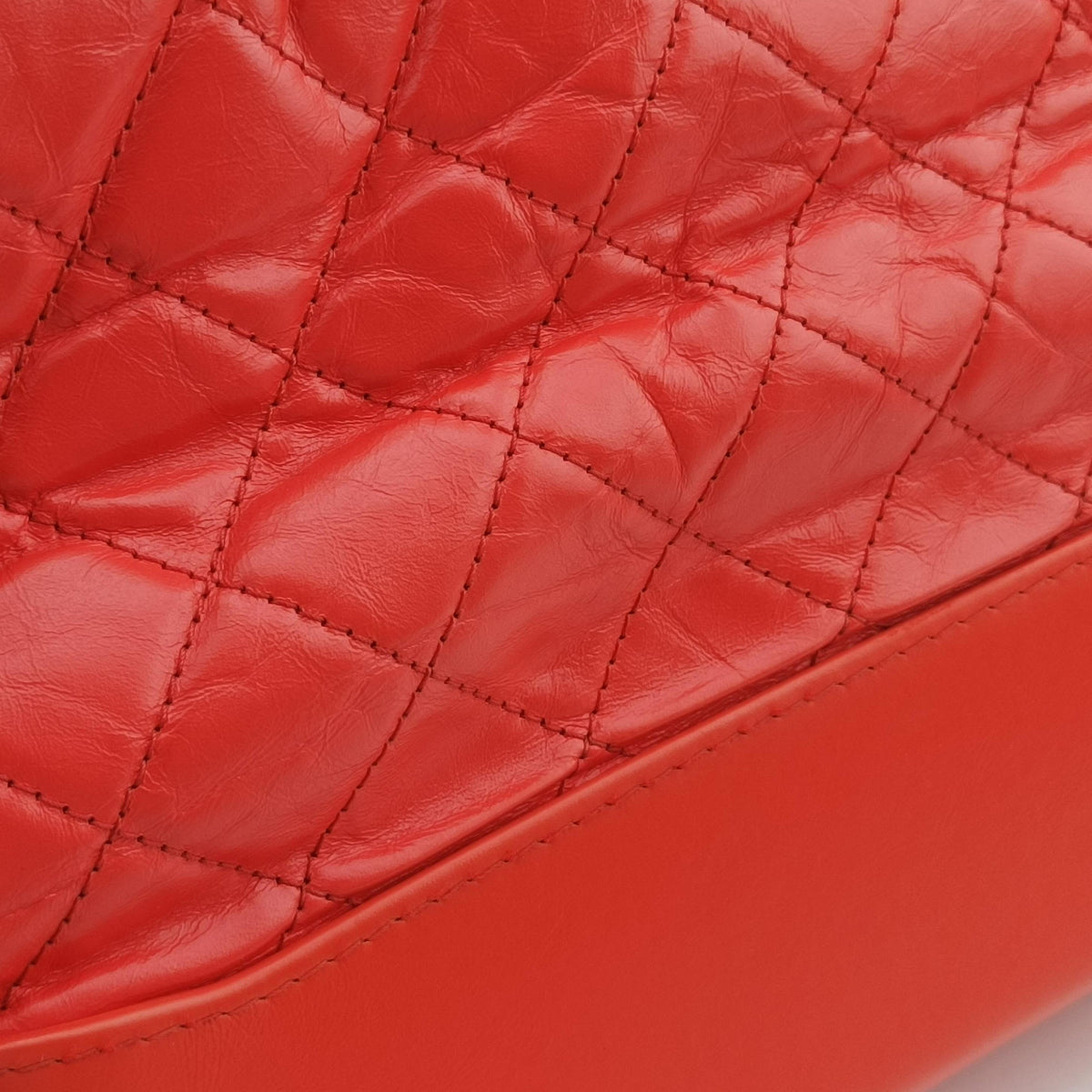 Secondhand Chanel GABRIELLE Orange lambskin A93824 shoulderbag | stylenewstar