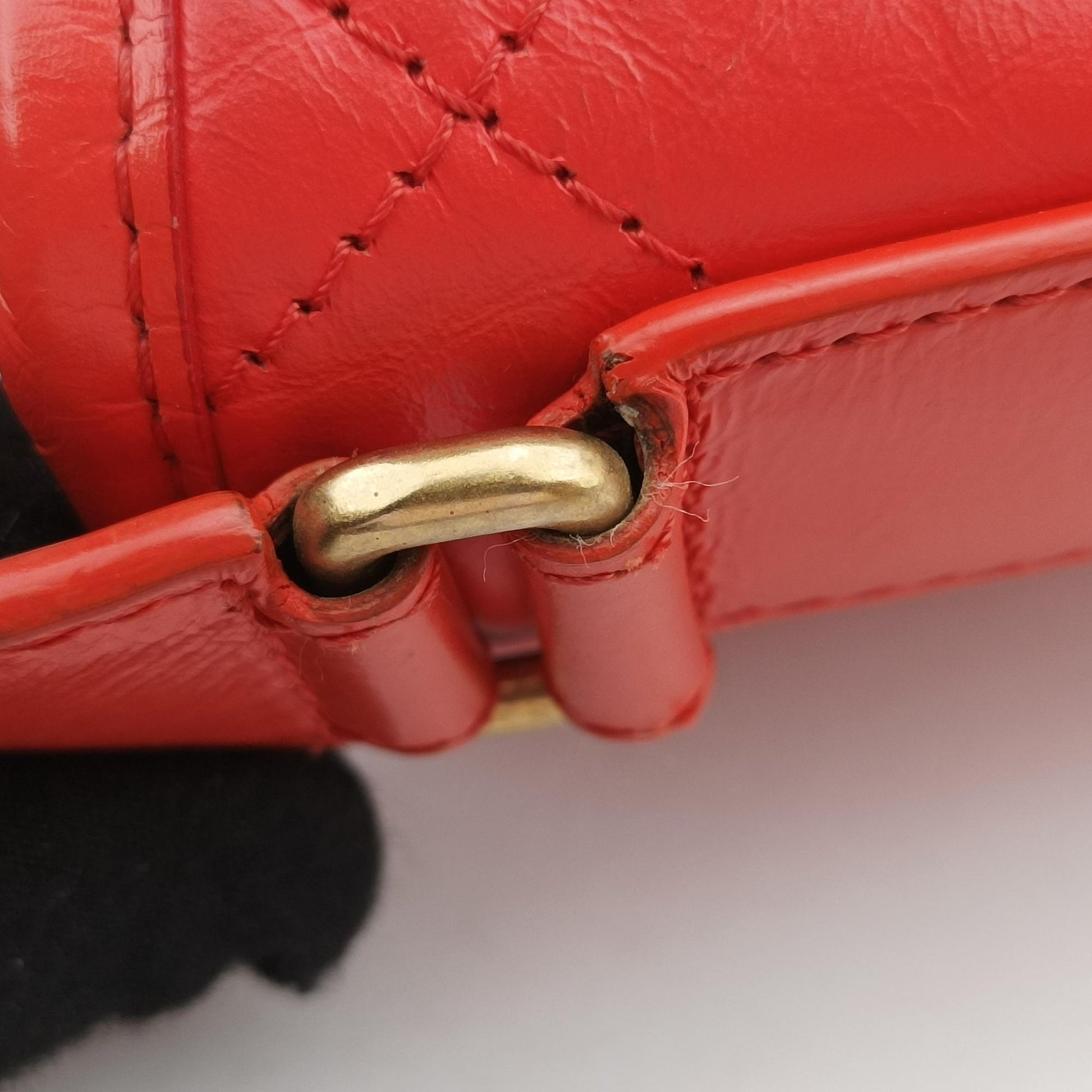 Secondhand Chanel GABRIELLE Orange lambskin A93824 shoulderbag | stylenewstar