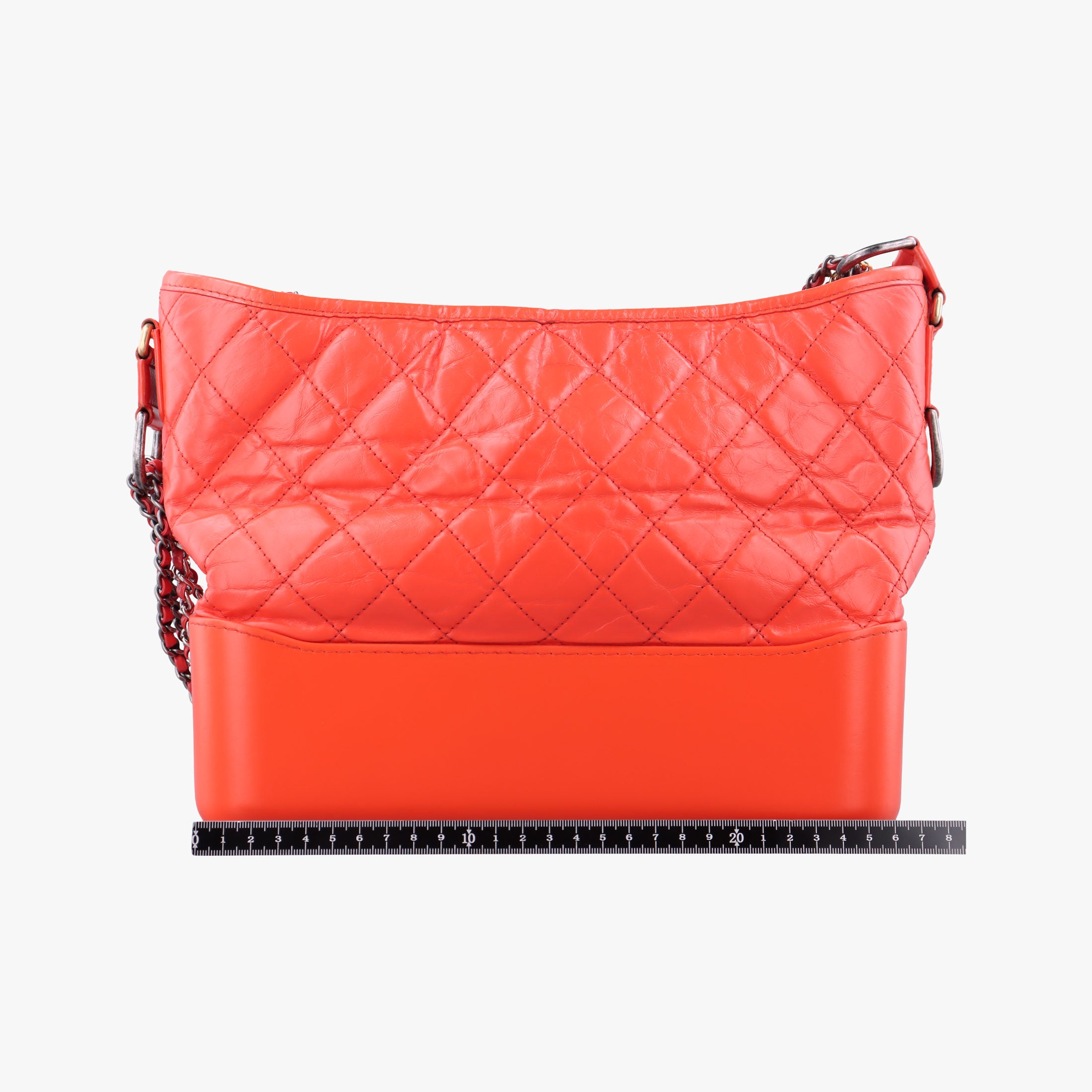Secondhand Chanel GABRIELLE Orange lambskin A93824 shoulderbag | stylenewstar