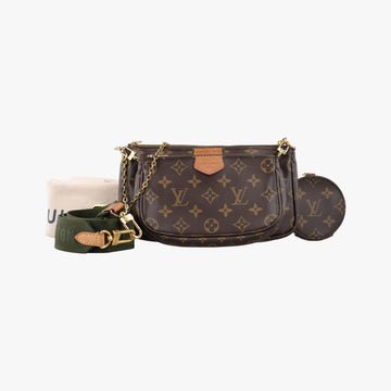 Multi Pochette Accessoir brown×khaki Monogram Canvas M44813 IC Chipミュルティ ポシェット アクセソワール モノグラム/ブラウン×カーキ モノグラムキャンバス M44813 ICチップ
