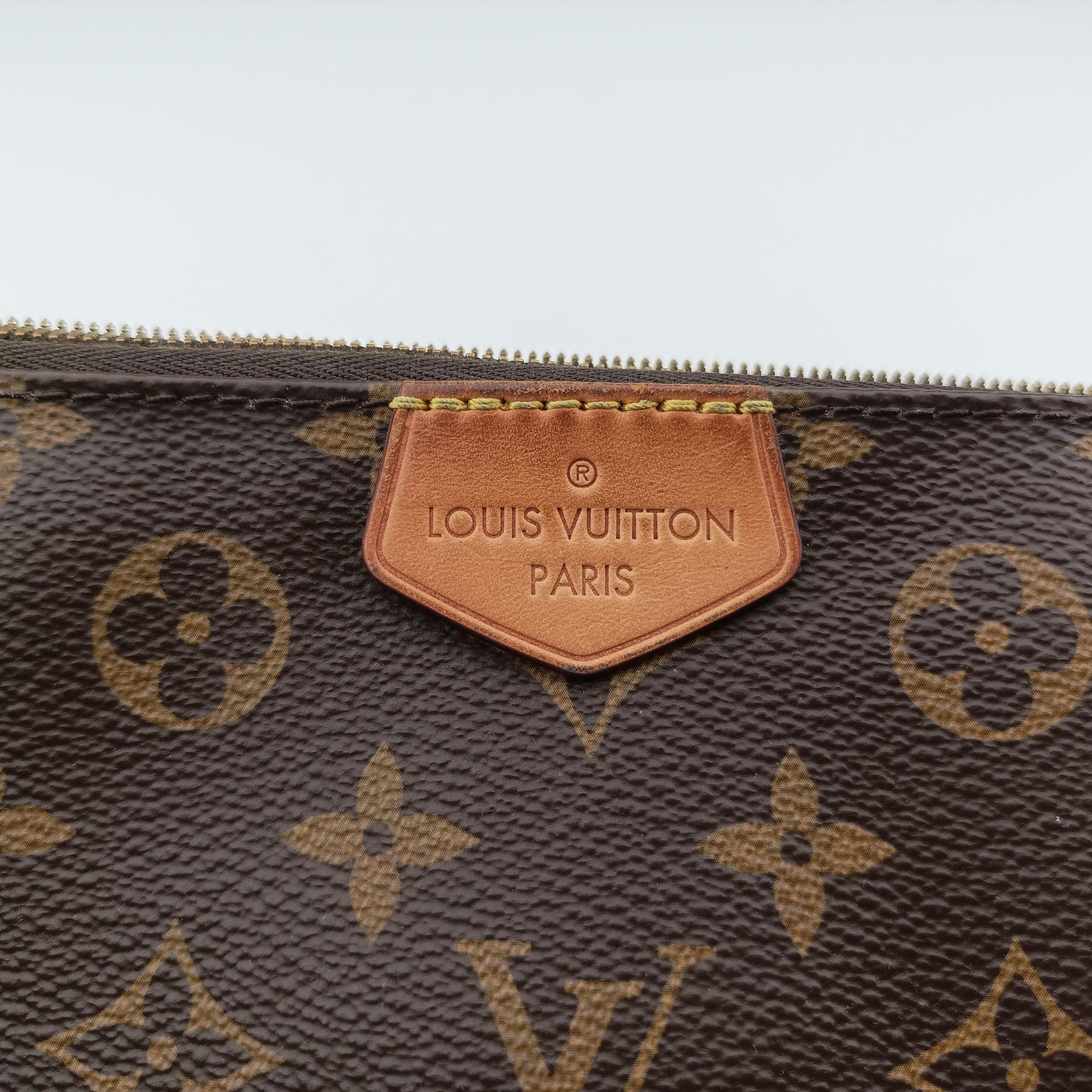 Multi Pochette Accessoir brown×khaki Monogram Canvas M44813 IC Chipミュルティ ポシェット アクセソワール モノグラム/ブラウン×カーキ モノグラムキャンバス M44813 ICチップ