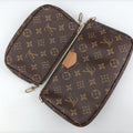 Multi Pochette Accessoir brown×khaki Monogram Canvas M44813 IC Chipミュルティ ポシェット アクセソワール モノグラム/ブラウン×カーキ モノグラムキャンバス M44813 ICチップ