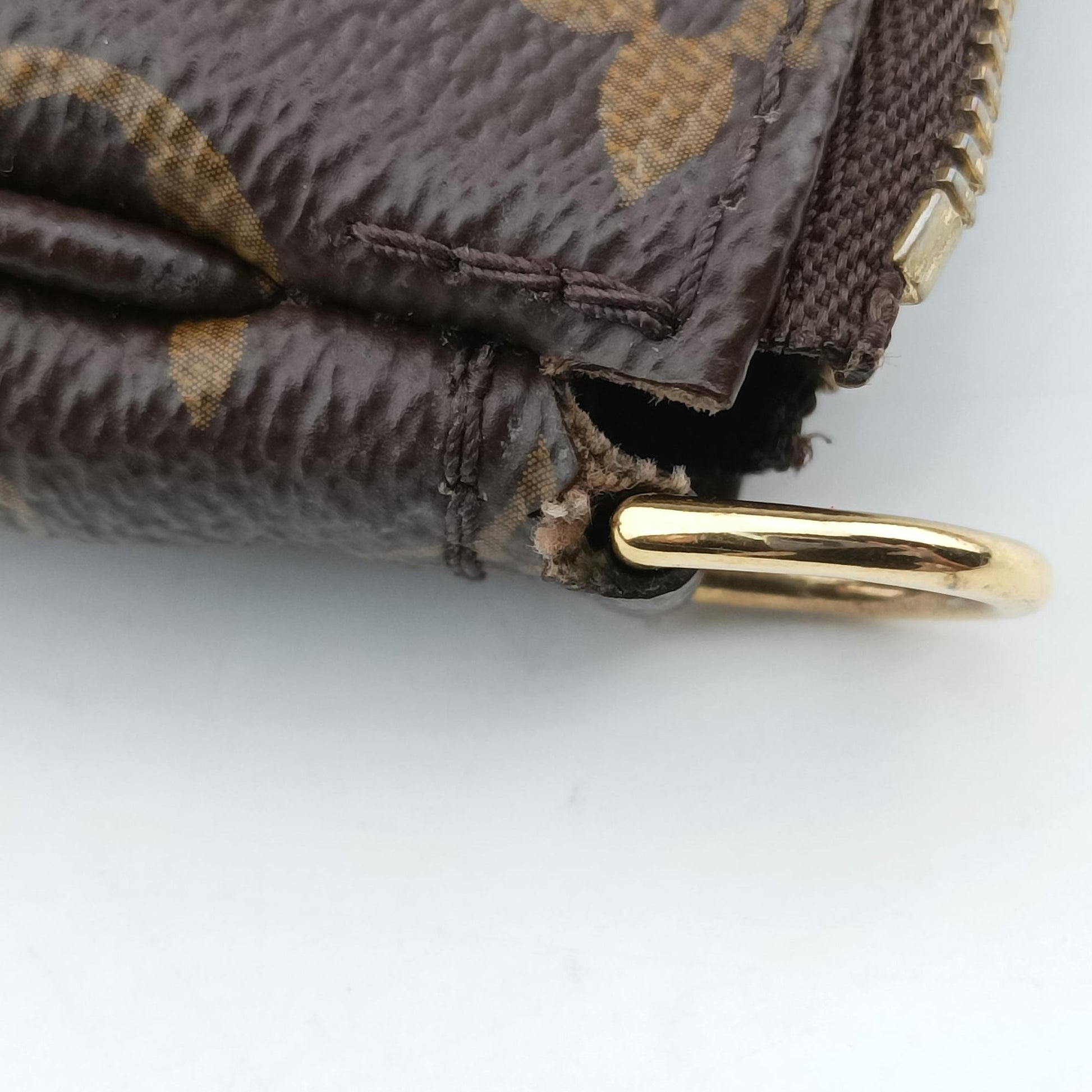 Multi Pochette Accessoir brown×khaki Monogram Canvas M44813 IC Chipミュルティ ポシェット アクセソワール モノグラム/ブラウン×カーキ モノグラムキャンバス M44813 ICチップ