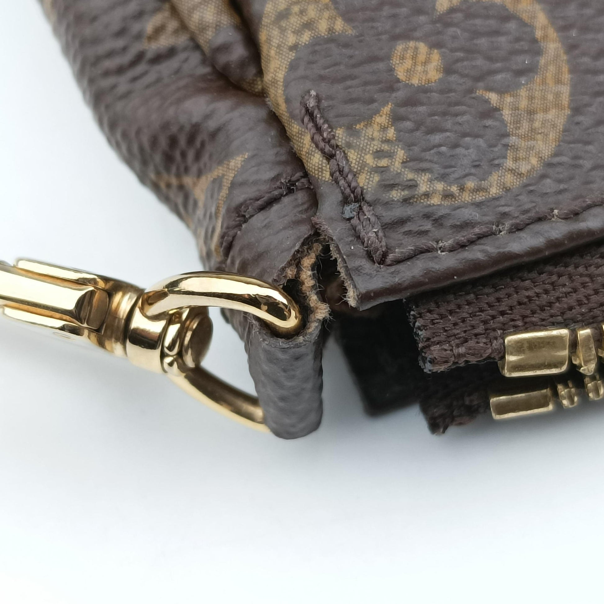 Multi Pochette Accessoir brown×khaki Monogram Canvas M44813 IC Chipミュルティ ポシェット アクセソワール モノグラム/ブラウン×カーキ モノグラムキャンバス M44813 ICチップ