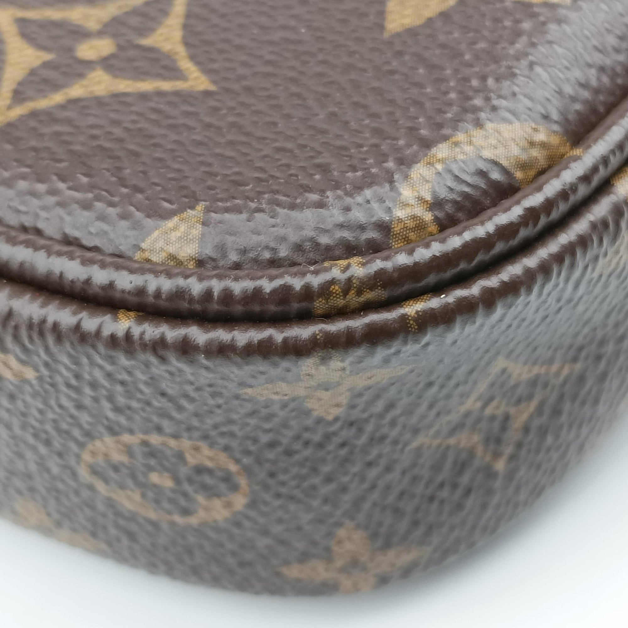 Multi Pochette Accessoir brown×khaki Monogram Canvas M44813 IC Chipミュルティ ポシェット アクセソワール モノグラム/ブラウン×カーキ モノグラムキャンバス M44813 ICチップ