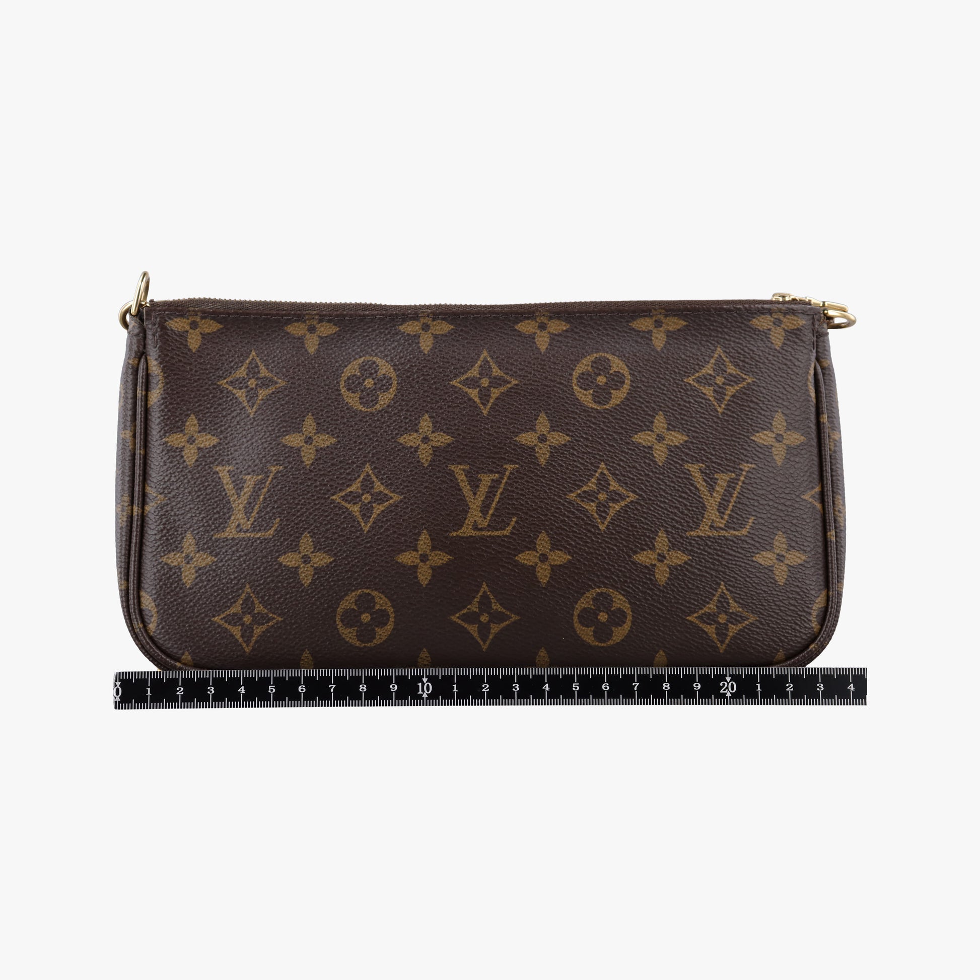Multi Pochette Accessoir brown×khaki Monogram Canvas M44813 IC Chipミュルティ ポシェット アクセソワール モノグラム/ブラウン×カーキ モノグラムキャンバス M44813 ICチップ
