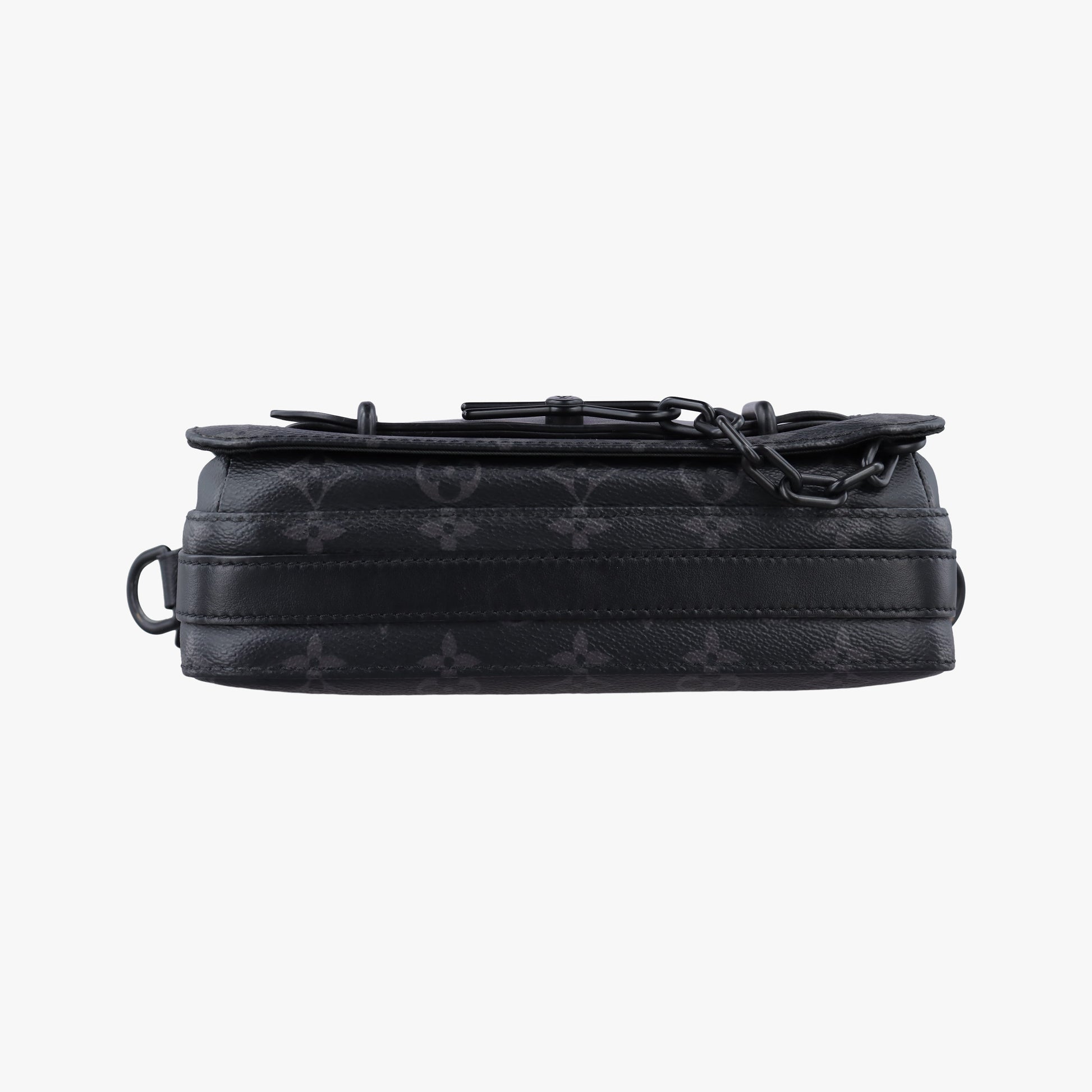 Steamer Messenger BLACK Monogram Eclipse M45585 IC Chipスティーマー メッセンジャー ブラック モノグラム エクリプス M45585 ICチップ