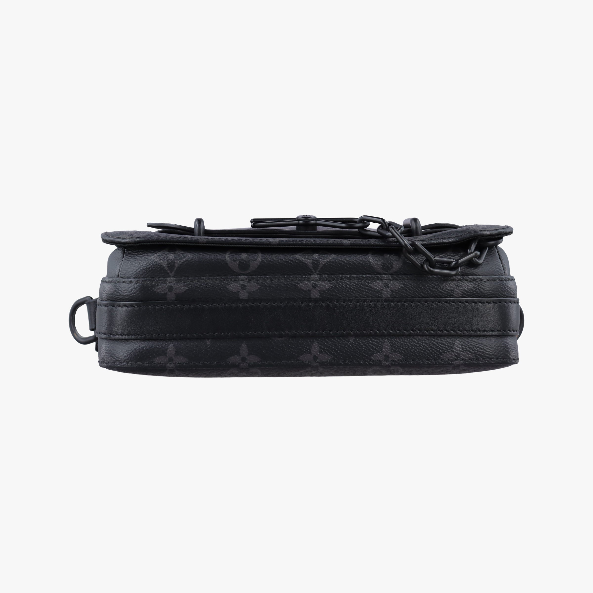 Steamer Messenger BLACK Monogram Eclipse M45585 IC Chipスティーマー メッセンジャー ブラック モノグラム エクリプス M45585 ICチップ