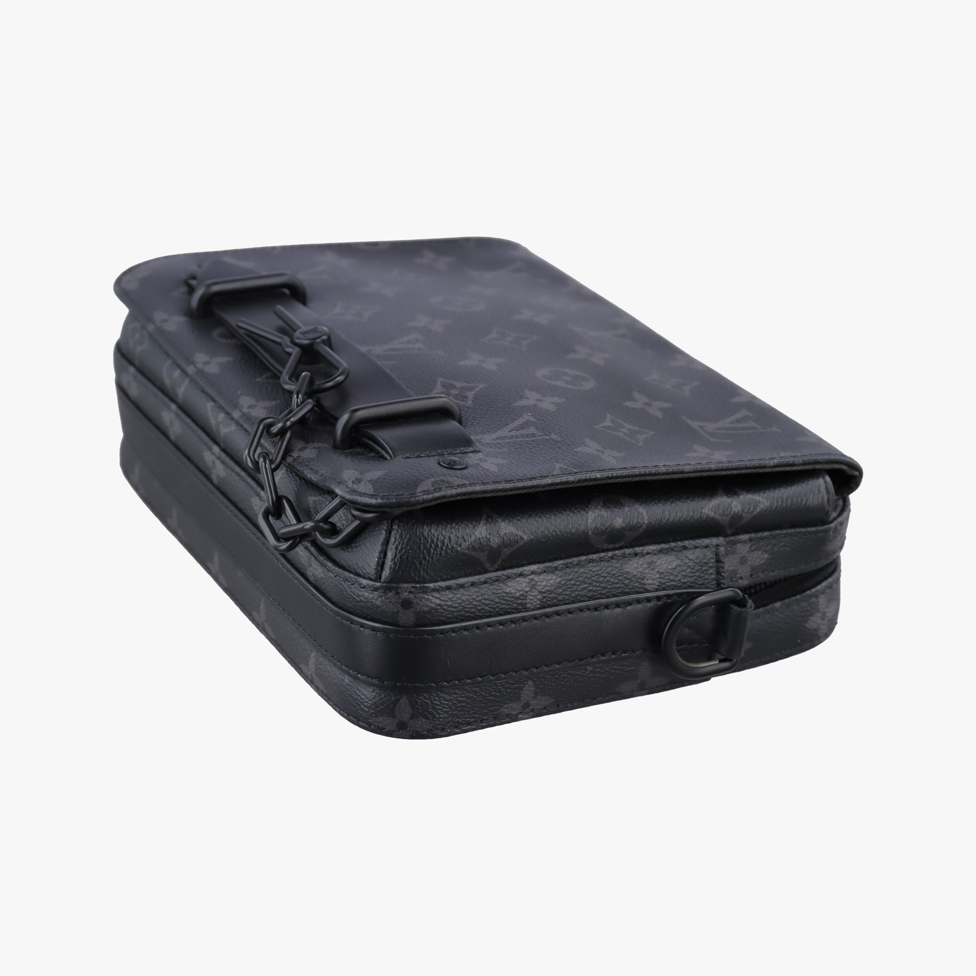 Steamer Messenger BLACK Monogram Eclipse M45585 IC Chipスティーマー メッセンジャー ブラック モノグラム エクリプス M45585 ICチップ