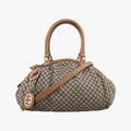 Sukey GUCCISSIMA Brown x Beige canvas×leather 223974 C8210924スーキー ディアマンテ ブラウン x ベージュ キャンバス×レザー 223974 C8210924