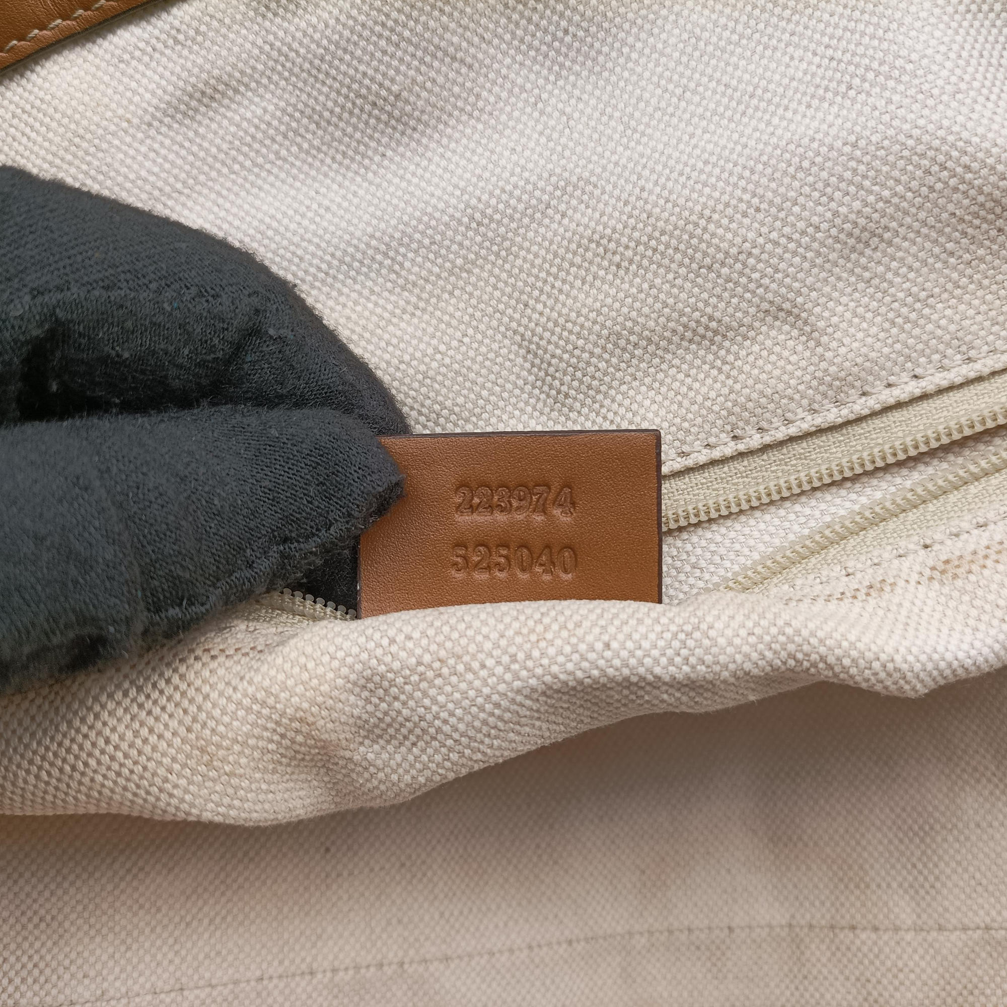 Sukey GUCCISSIMA Brown x Beige canvas×leather 223974 C8210924スーキー ディアマンテ ブラウン x ベージュ キャンバス×レザー 223974 C8210924