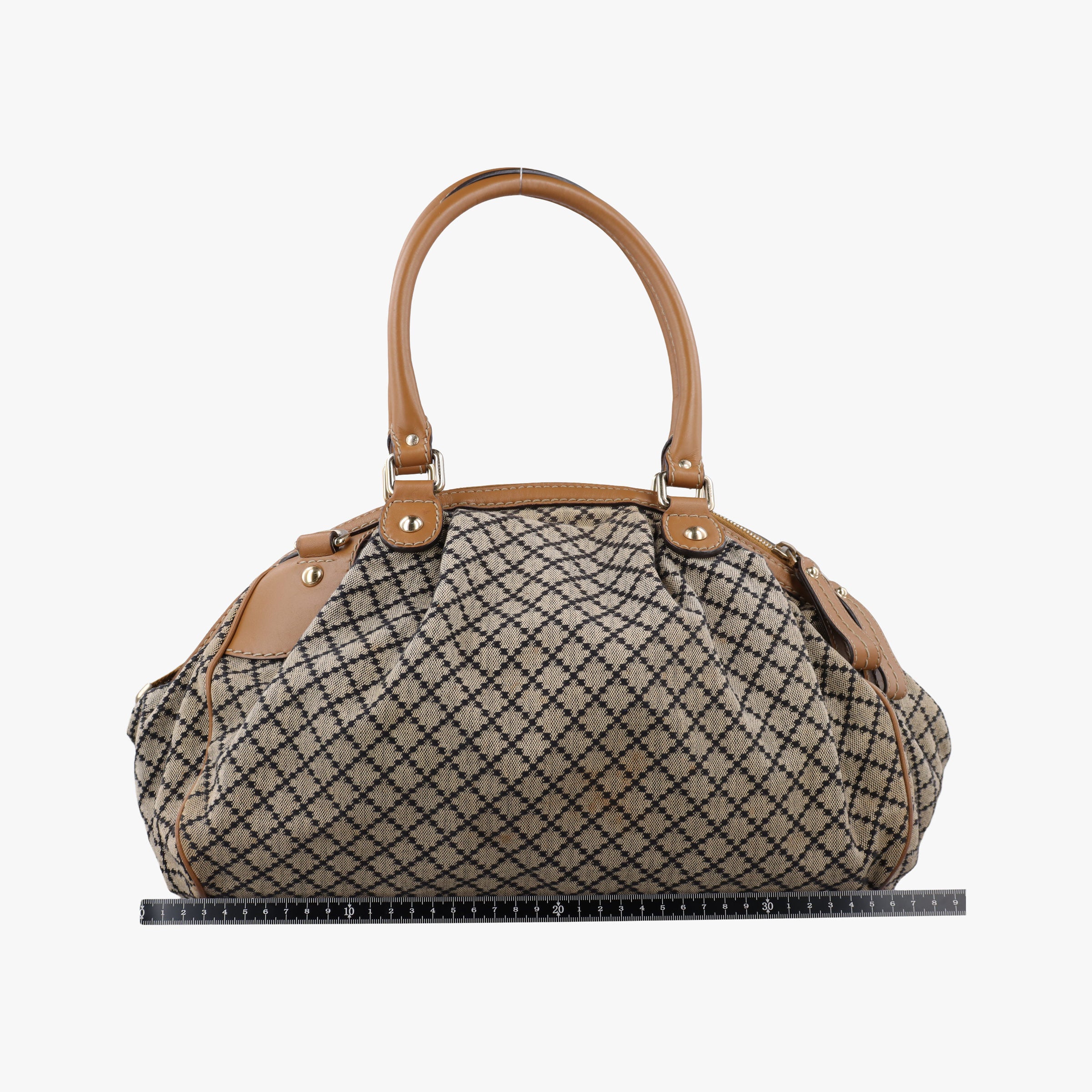 Sukey GUCCISSIMA Brown x Beige canvas×leather 223974 C8210924スーキー ディアマンテ ブラウン x ベージュ キャンバス×レザー 223974 C8210924