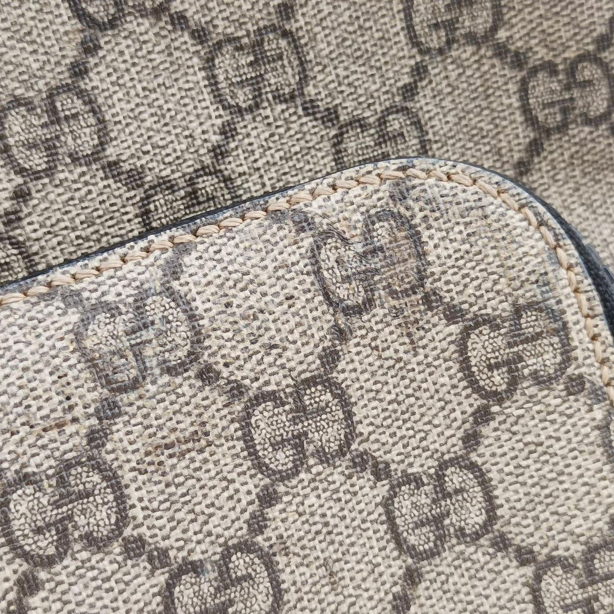 GG Supreme Tian Brown PVC coated canvas 429020 F020791931GGスプリームティアン ブラウン PVCコーティングキャンバス 429020 F020791931