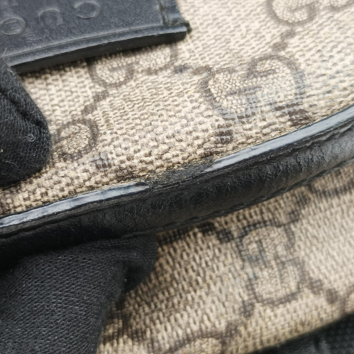 GG Supreme Tian Brown PVC coated canvas 429020 F020791931GGスプリームティアン ブラウン PVCコーティングキャンバス 429020 F020791931