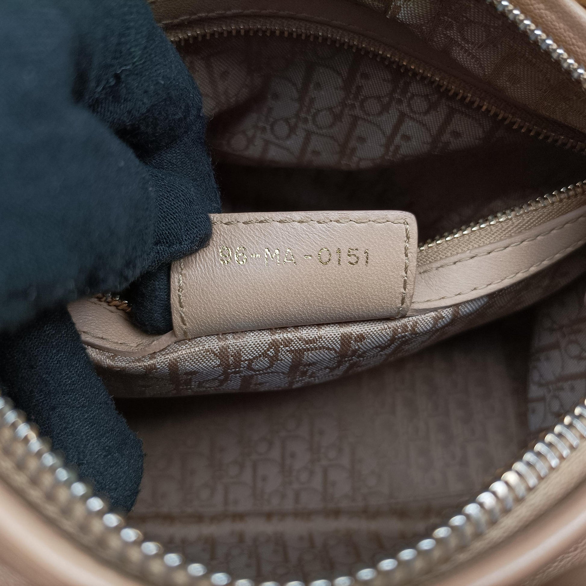 Lady Dior Beige lambskin 96-MA-0151レディディオール ベージュ ラムスキン 96-MA-0151