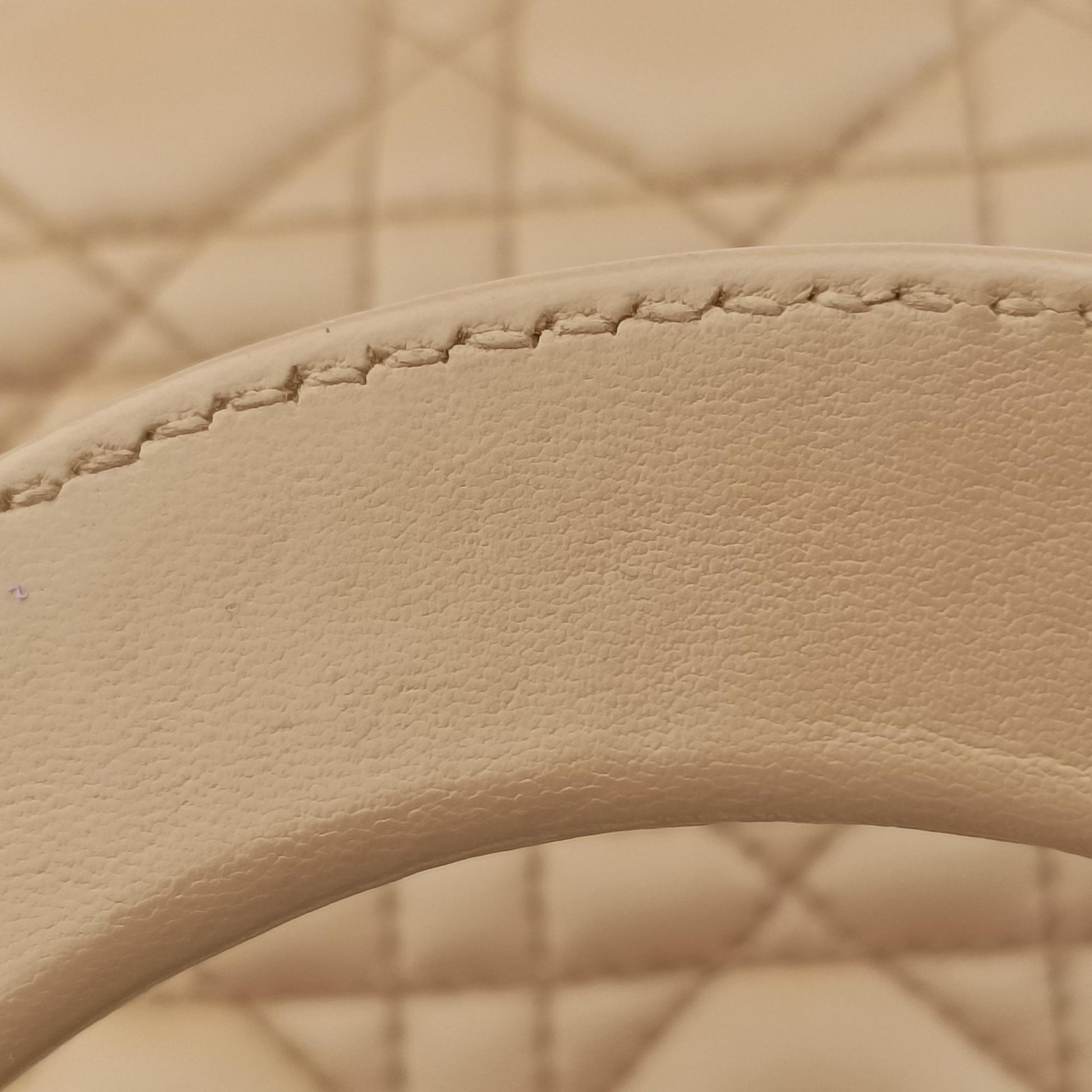 Lady Dior Beige lambskin 96-MA-0151レディディオール ベージュ ラムスキン 96-MA-0151
