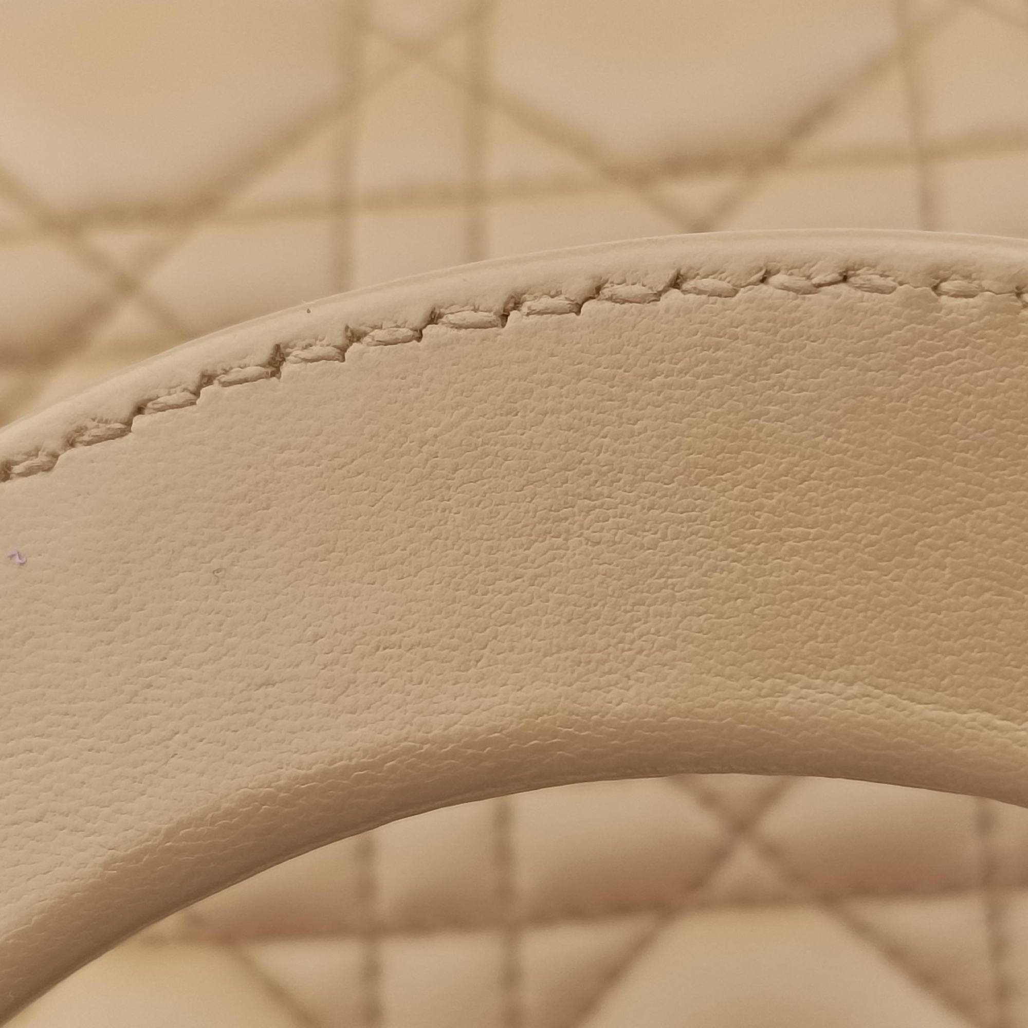 Lady Dior Beige lambskin 96-MA-0151レディディオール ベージュ ラムスキン 96-MA-0151