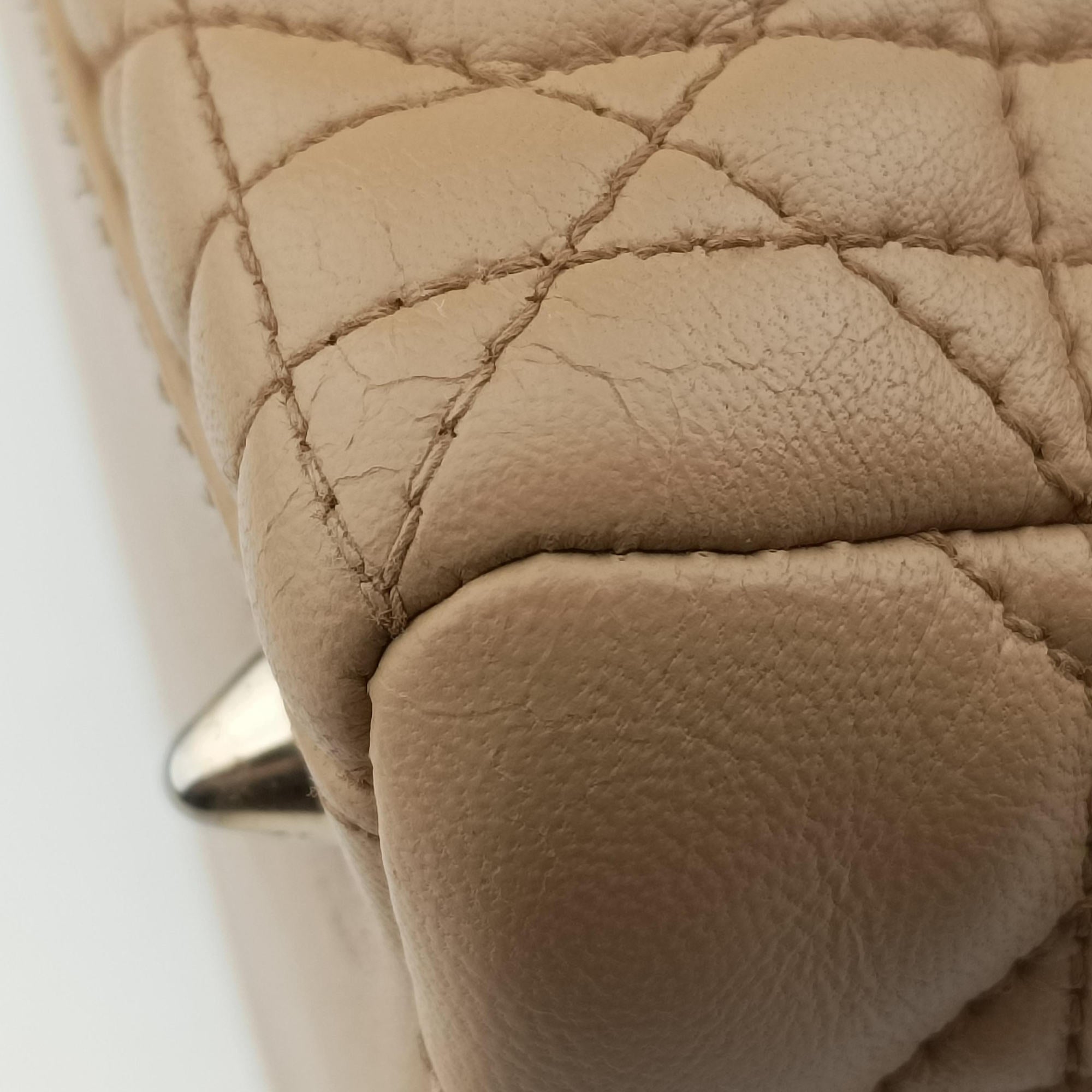 Lady Dior Beige lambskin 96-MA-0151レディディオール ベージュ ラムスキン 96-MA-0151