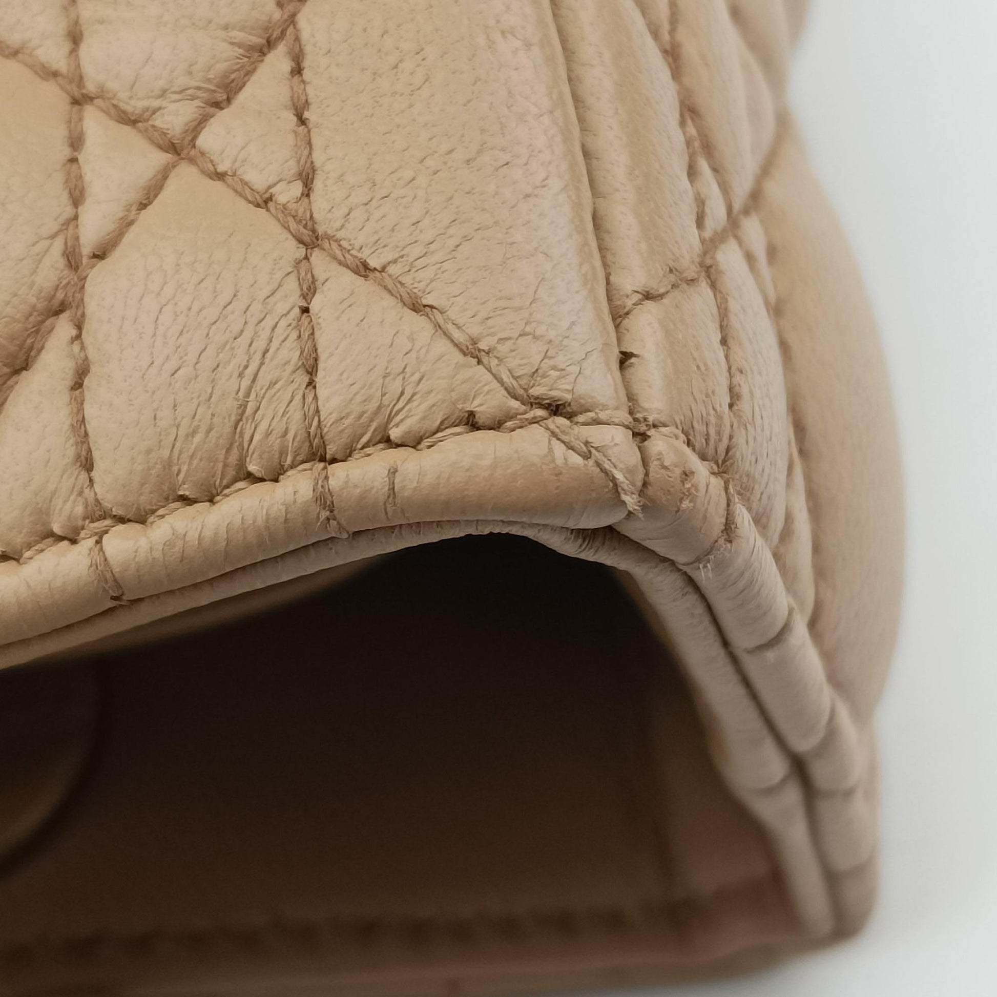 Lady Dior Beige lambskin 96-MA-0151レディディオール ベージュ ラムスキン 96-MA-0151