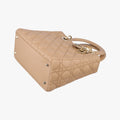 Lady Dior Beige lambskin 96-MA-0151レディディオール ベージュ ラムスキン 96-MA-0151