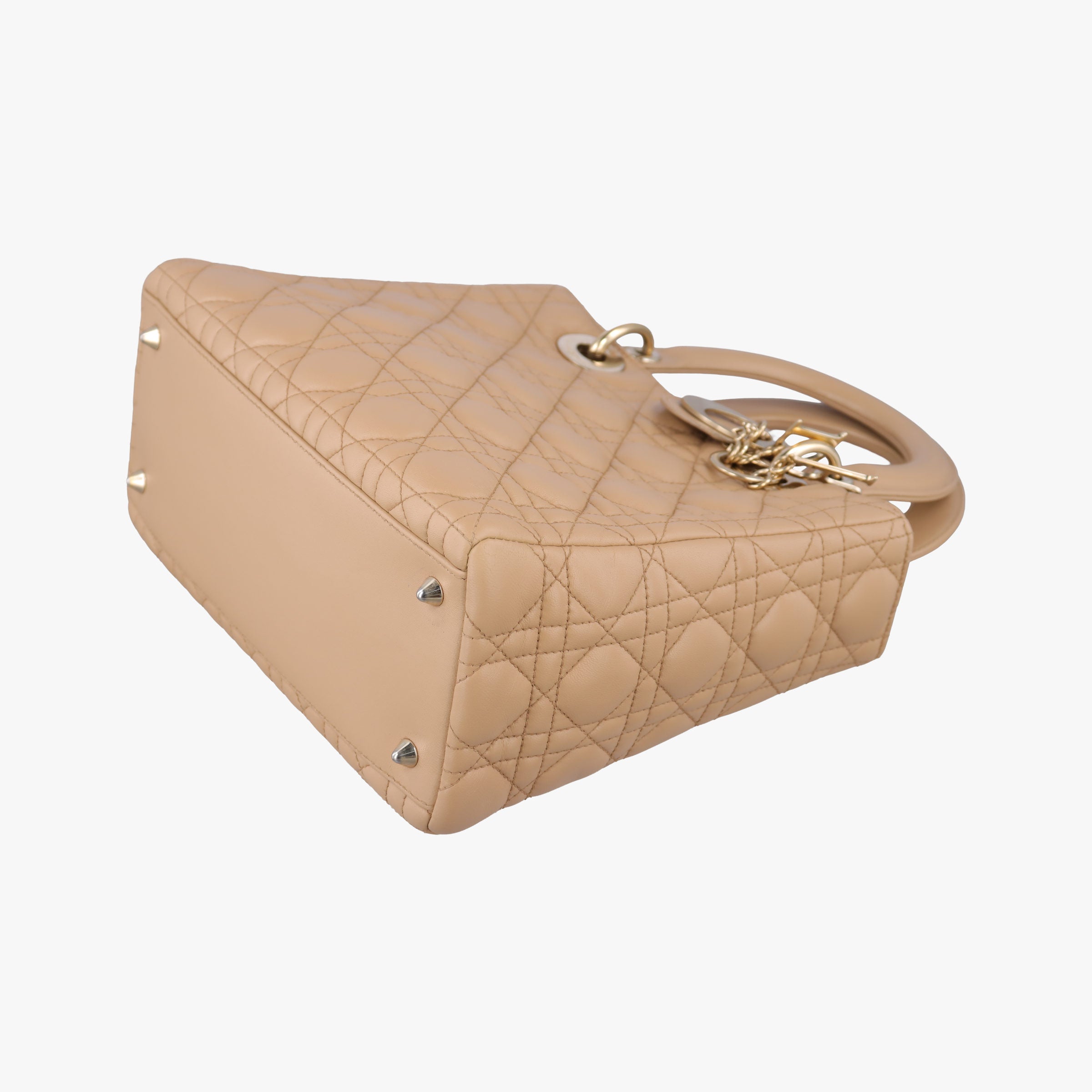 Lady Dior Beige lambskin 96-MA-0151レディディオール ベージュ ラムスキン 96-MA-0151