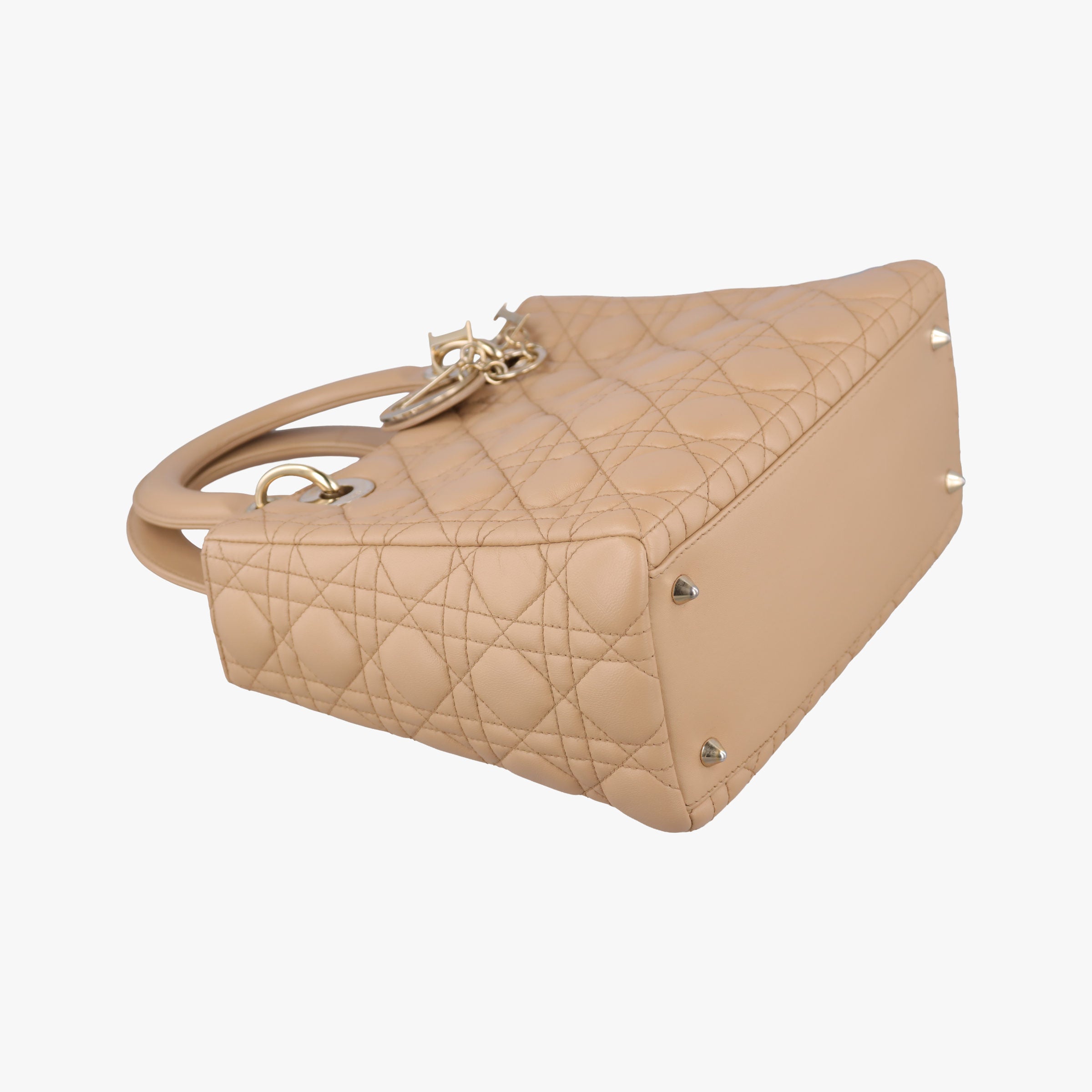 Lady Dior Beige lambskin 96-MA-0151レディディオール ベージュ ラムスキン 96-MA-0151