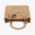 Lady Dior Beige lambskin 96-MA-0151レディディオール ベージュ ラムスキン 96-MA-0151