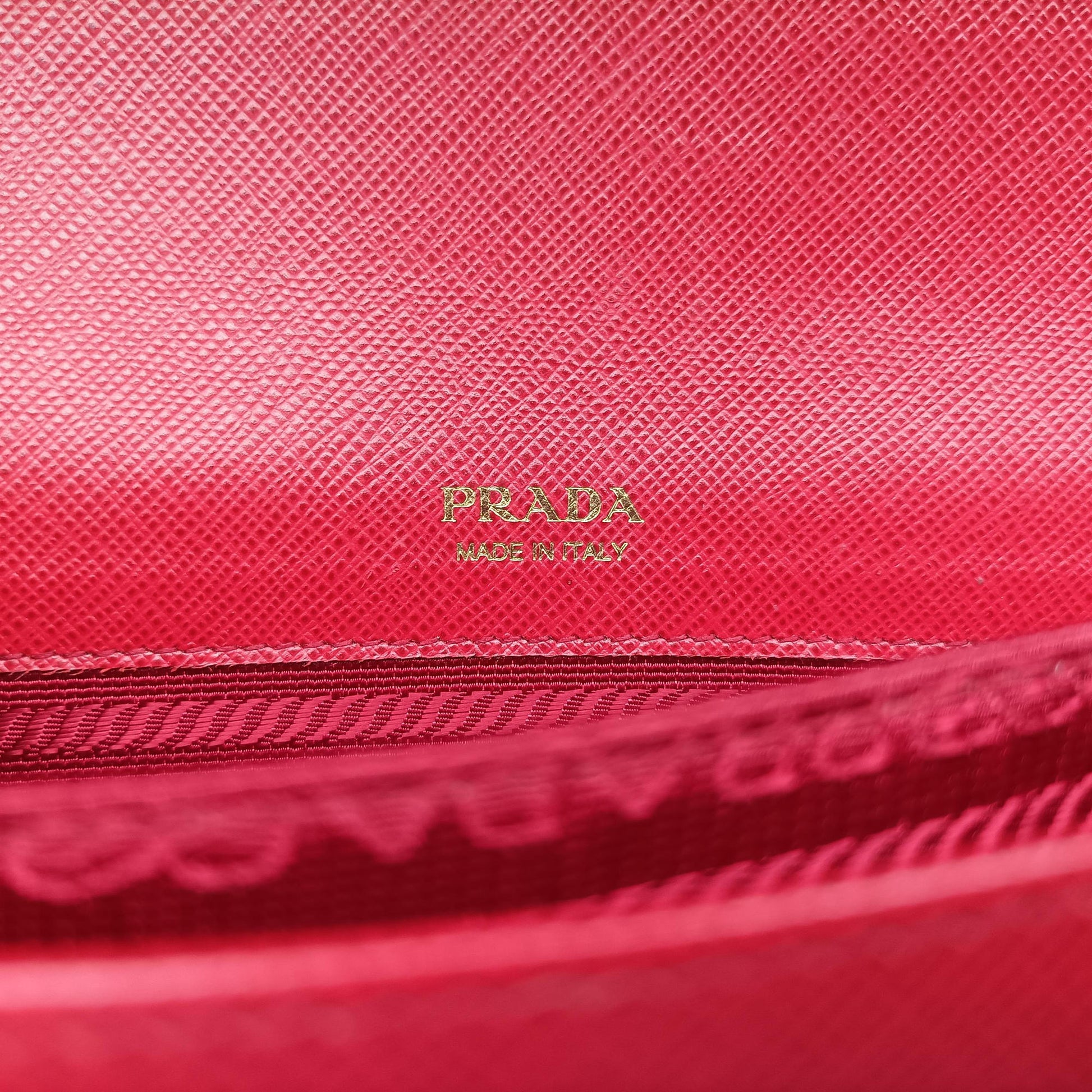 heart lock Red Saffiano Leather 62Bハートロック レッド サフィアーノレザー 62B