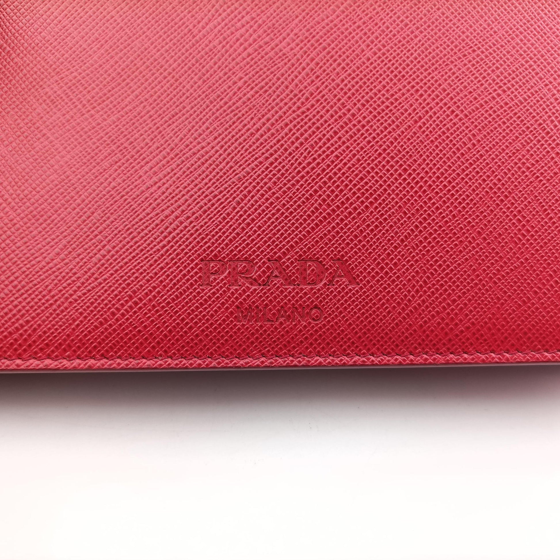 heart lock Red Saffiano Leather 62Bハートロック レッド サフィアーノレザー 62B