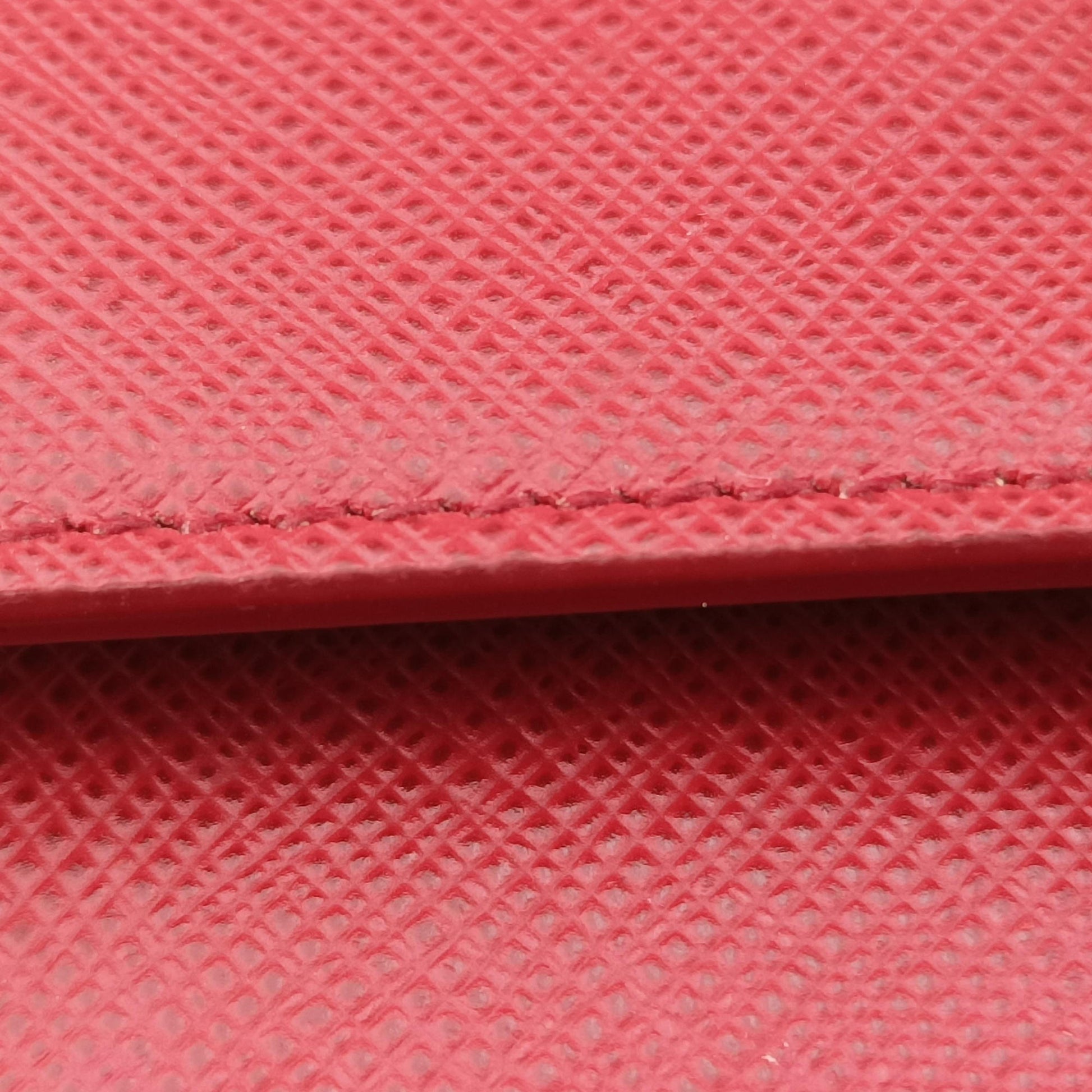 heart lock Red Saffiano Leather 62Bハートロック レッド サフィアーノレザー 62B
