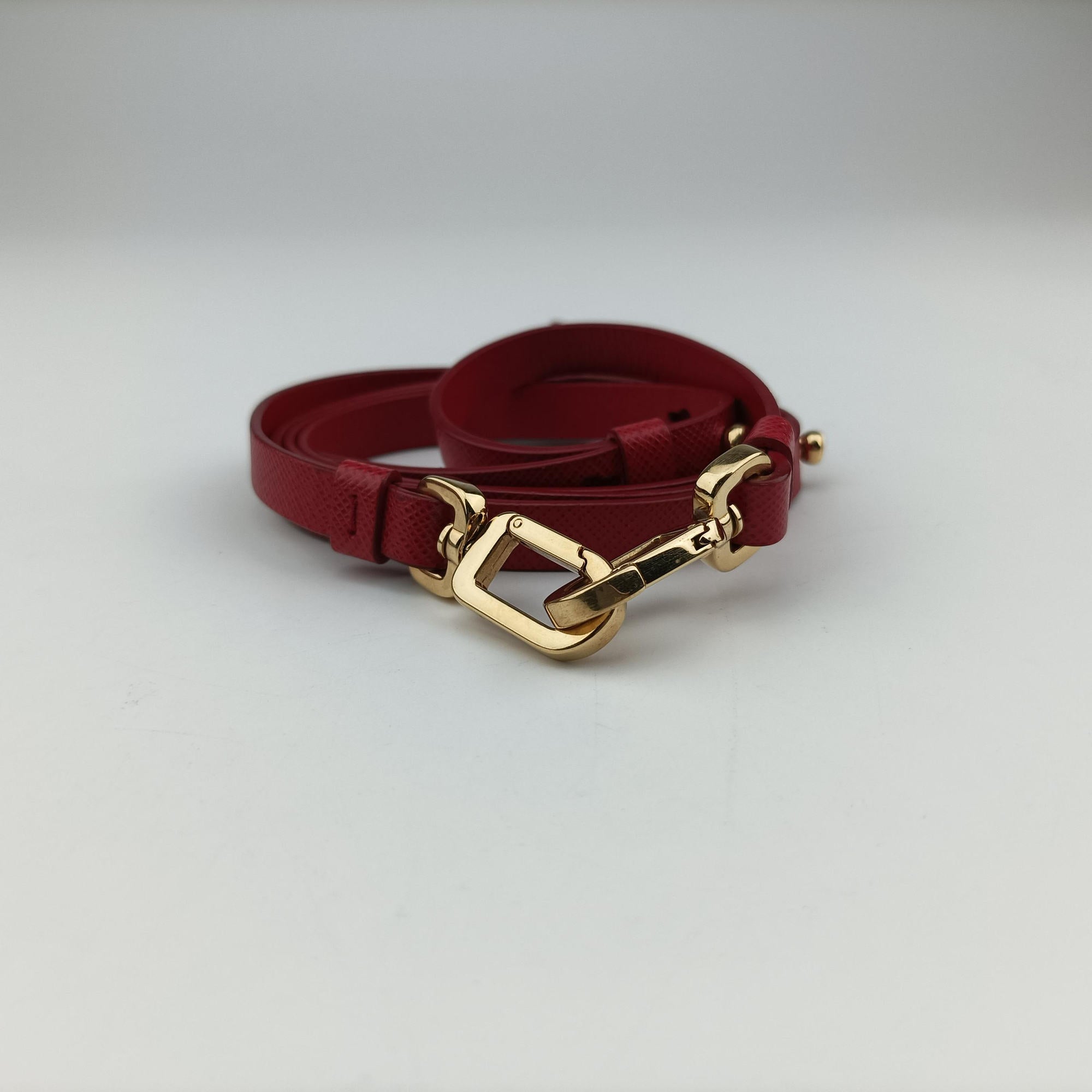 heart lock Red Saffiano Leather 62Bハートロック レッド サフィアーノレザー 62B