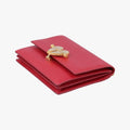heart lock Red Saffiano Leather 62Bハートロック レッド サフィアーノレザー 62B