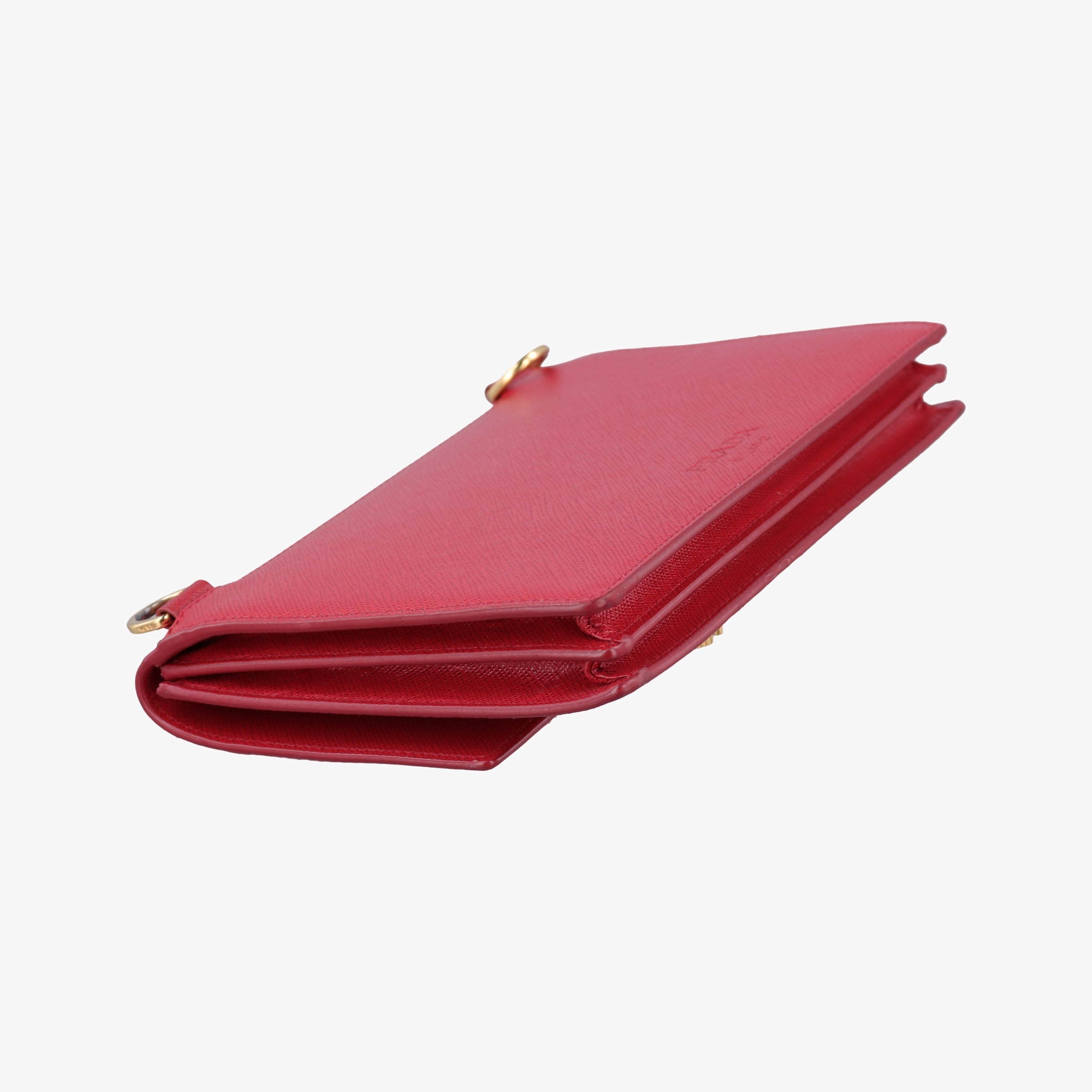 heart lock Red Saffiano Leather 62Bハートロック レッド サフィアーノレザー 62B