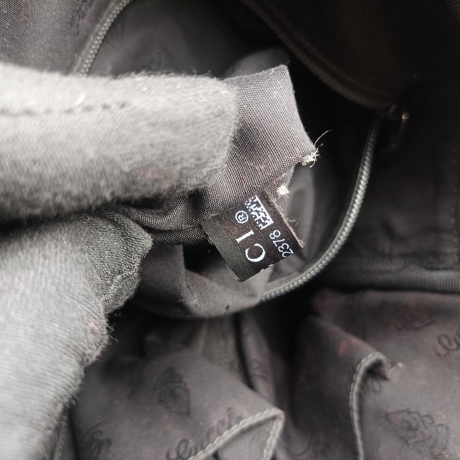 GG Imprime Messenger Black PVC coated canvas 201448 D6362378GGインプリメ メッセンジャー ブラック PVCコーティングキャンバス 201448 D6362378