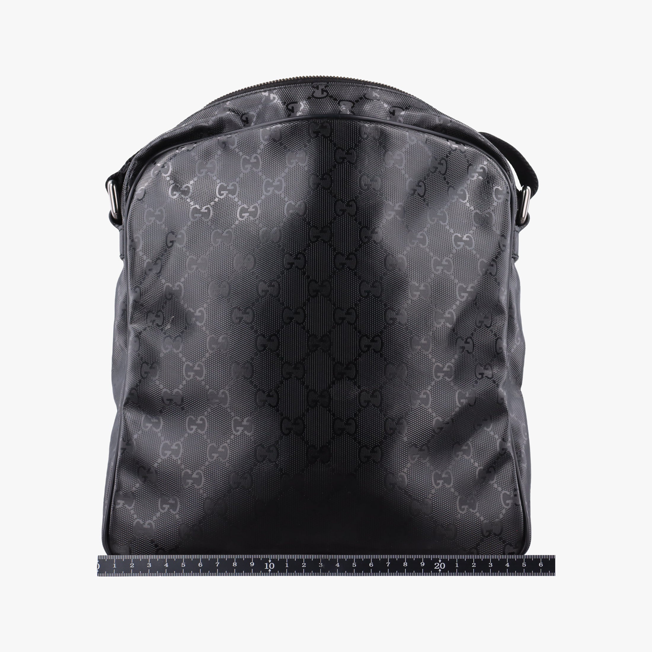 GG Imprime Messenger Black PVC coated canvas 201448 D6362378GGインプリメ メッセンジャー ブラック PVCコーティングキャンバス 201448 D6362378