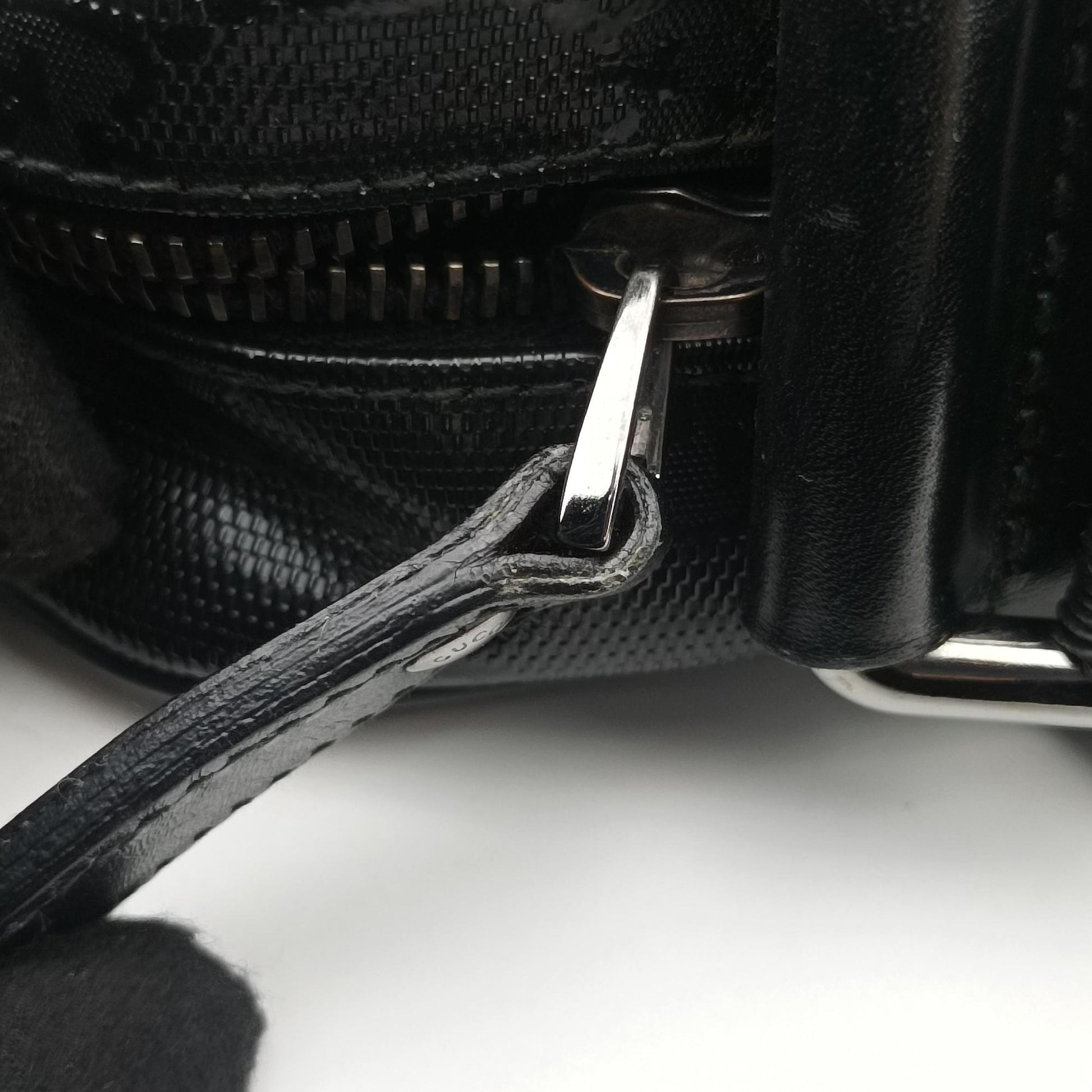 GG Imprime Messenger Black PVC coated canvas 201448 D6362378GGインプリメ メッセンジャー ブラック PVCコーティングキャンバス 201448 D6362378