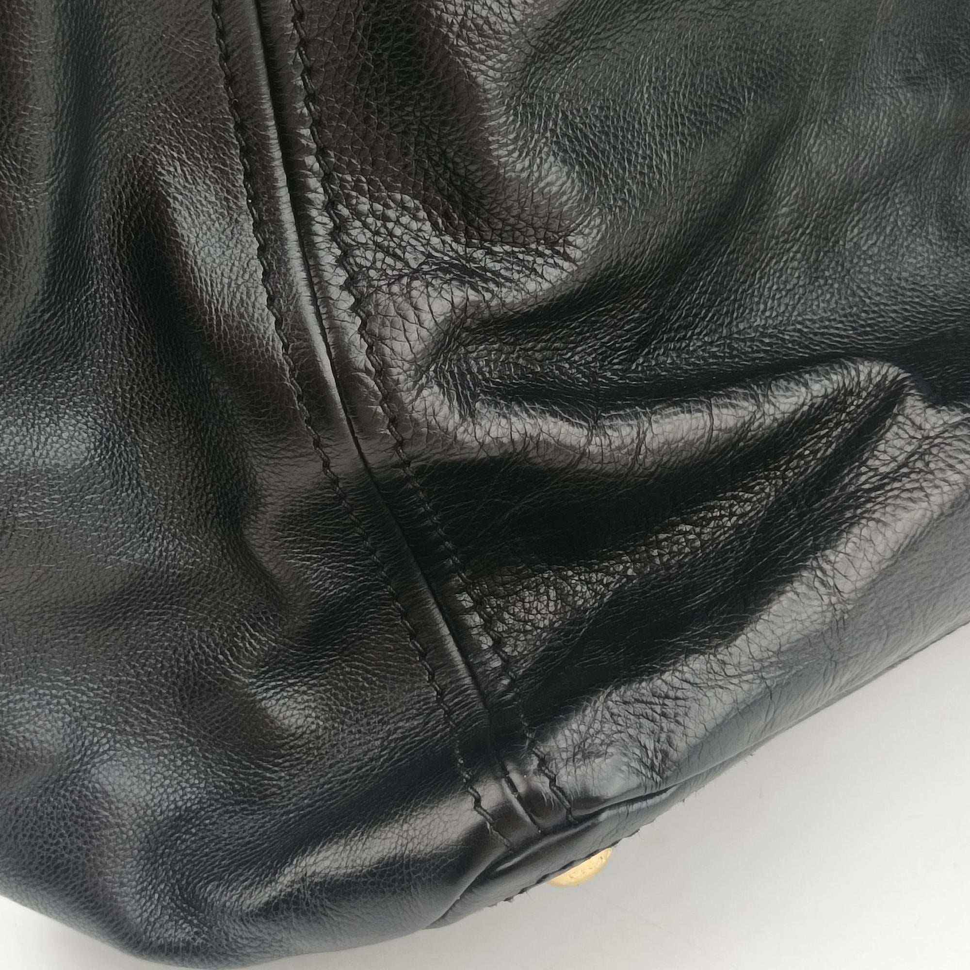 Soft Shopping Black Leather 214ソフトショッピング ブラック レザー 214