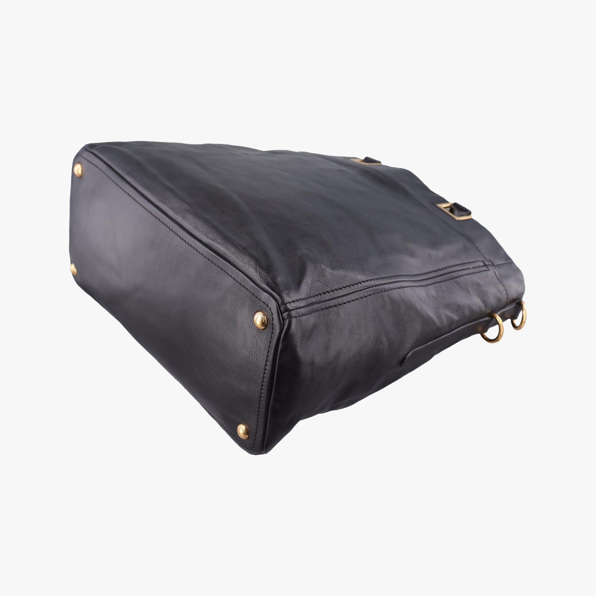 Soft Shopping Black Leather 214ソフトショッピング ブラック レザー 214