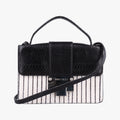 RebelZebra StripeSnakeskin × Leather11BP2Gレベルブラック × ホワイトヘビ革 × レザー11BP2G