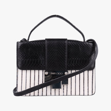 RebelZebra StripeSnakeskin × Leather11BP2Gレベルブラック × ホワイトヘビ革 × レザー11BP2G