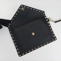 Rockstud Envelope Wallet Black leather TV-PP87BOL2ロックスタッド エンベロープウォレット ブラック レザー TV-PP87BOL2