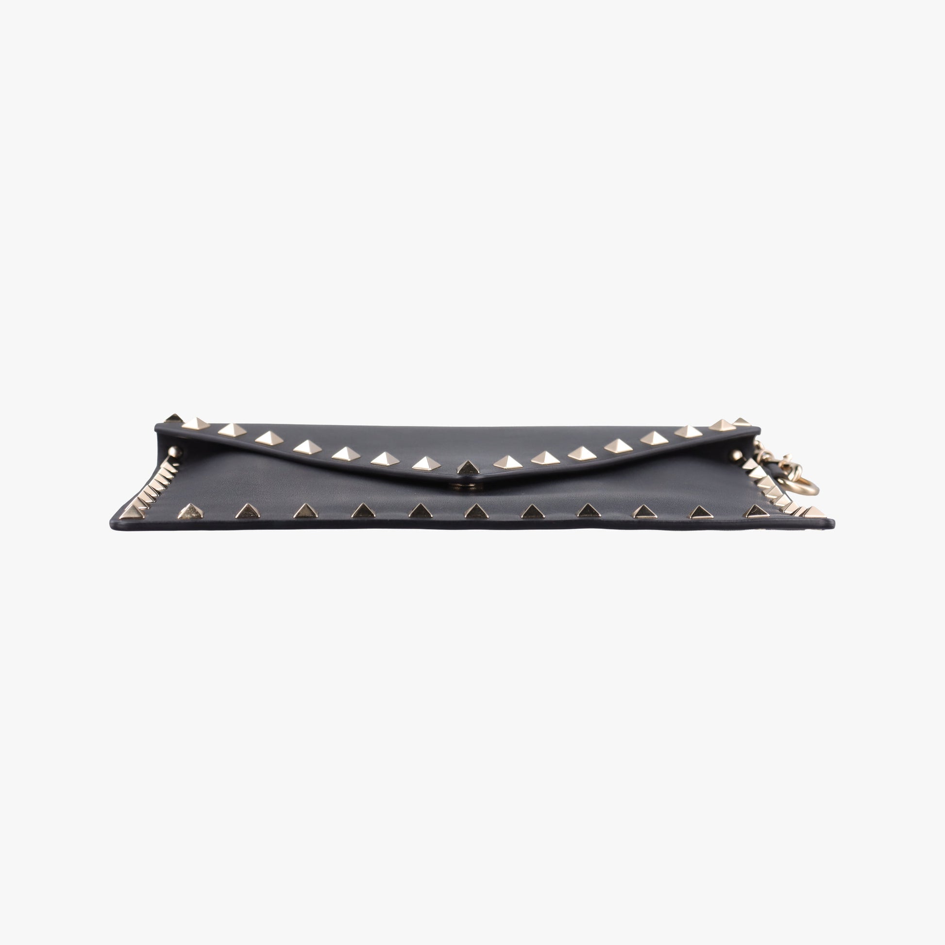 Rockstud Envelope Wallet Black leather TV-PP87BOL2ロックスタッド エンベロープウォレット ブラック レザー TV-PP87BOL2