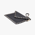 Rockstud Envelope Wallet Black leather TV-PP87BOL2ロックスタッド エンベロープウォレット ブラック レザー TV-PP87BOL2