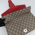 Dionysus beige×red PVC coated canvas×suede 400249 B027354691ディオニュソス ベージュ×レッド PVCコーティングキャンバス×スエード 400249 B027354691