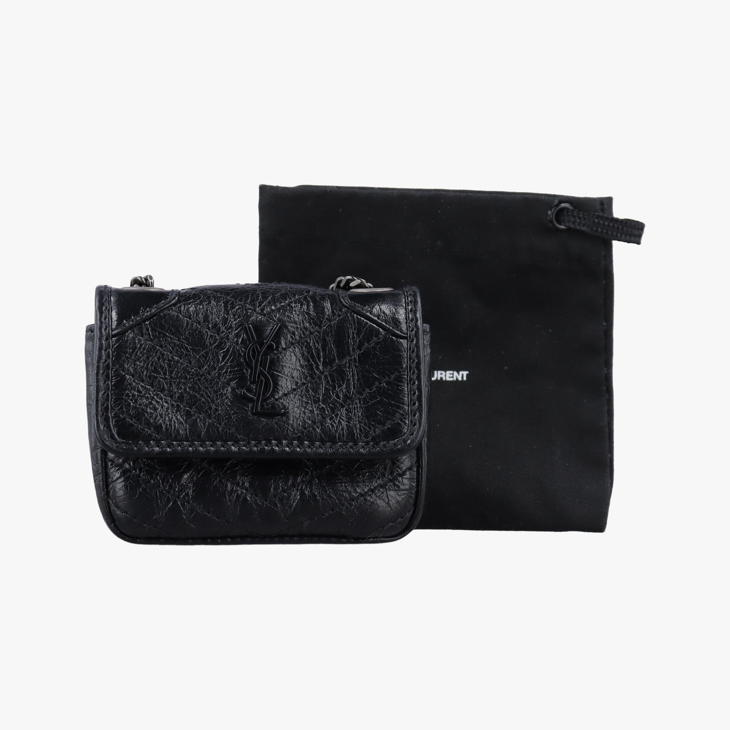 Niki Black lambskin 710844 GSL710844.1022ニキ ブラック ラムスキン 710844 GSL710844.1022